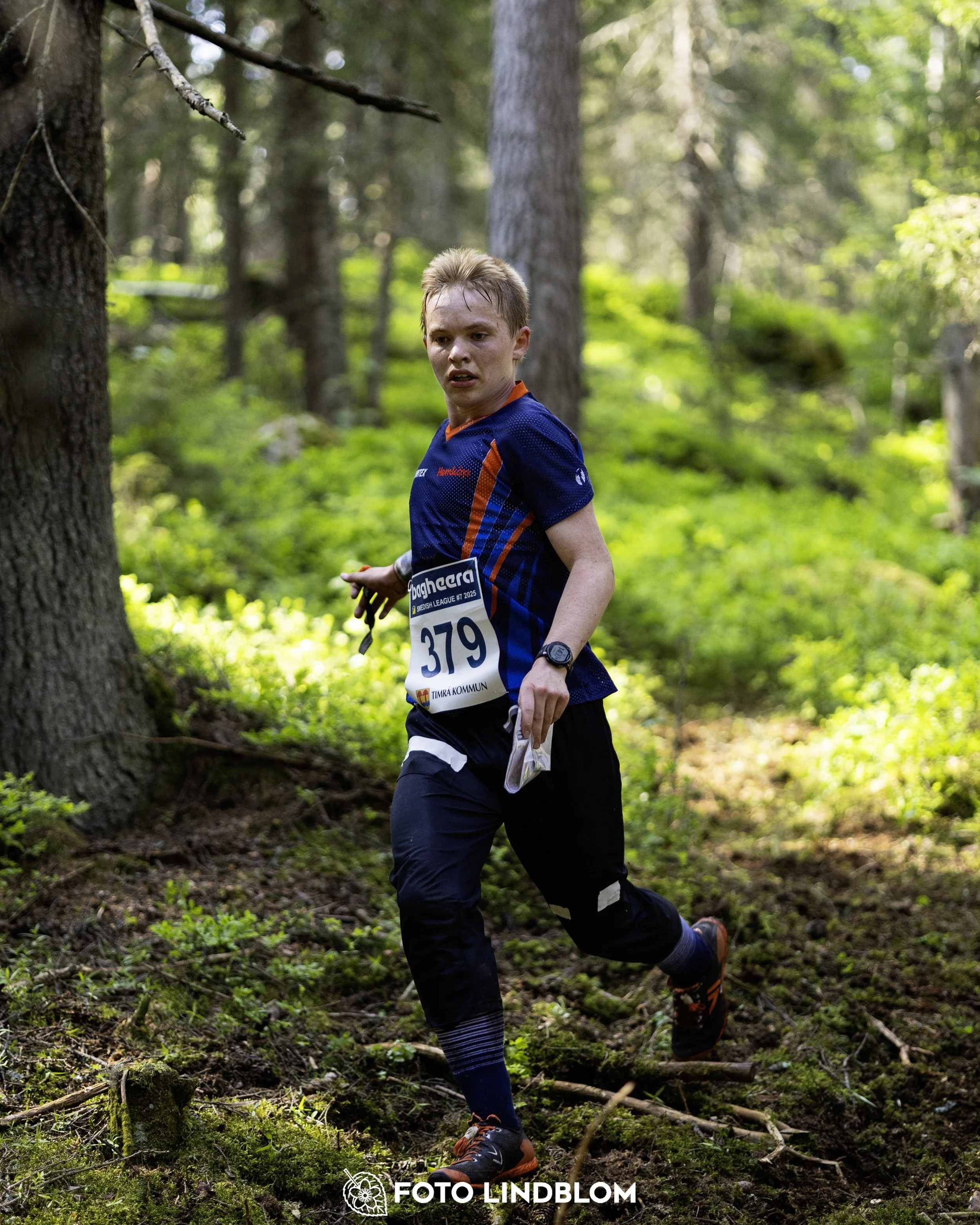 A picture from the seventh stage of the Swedish League orienteering competition