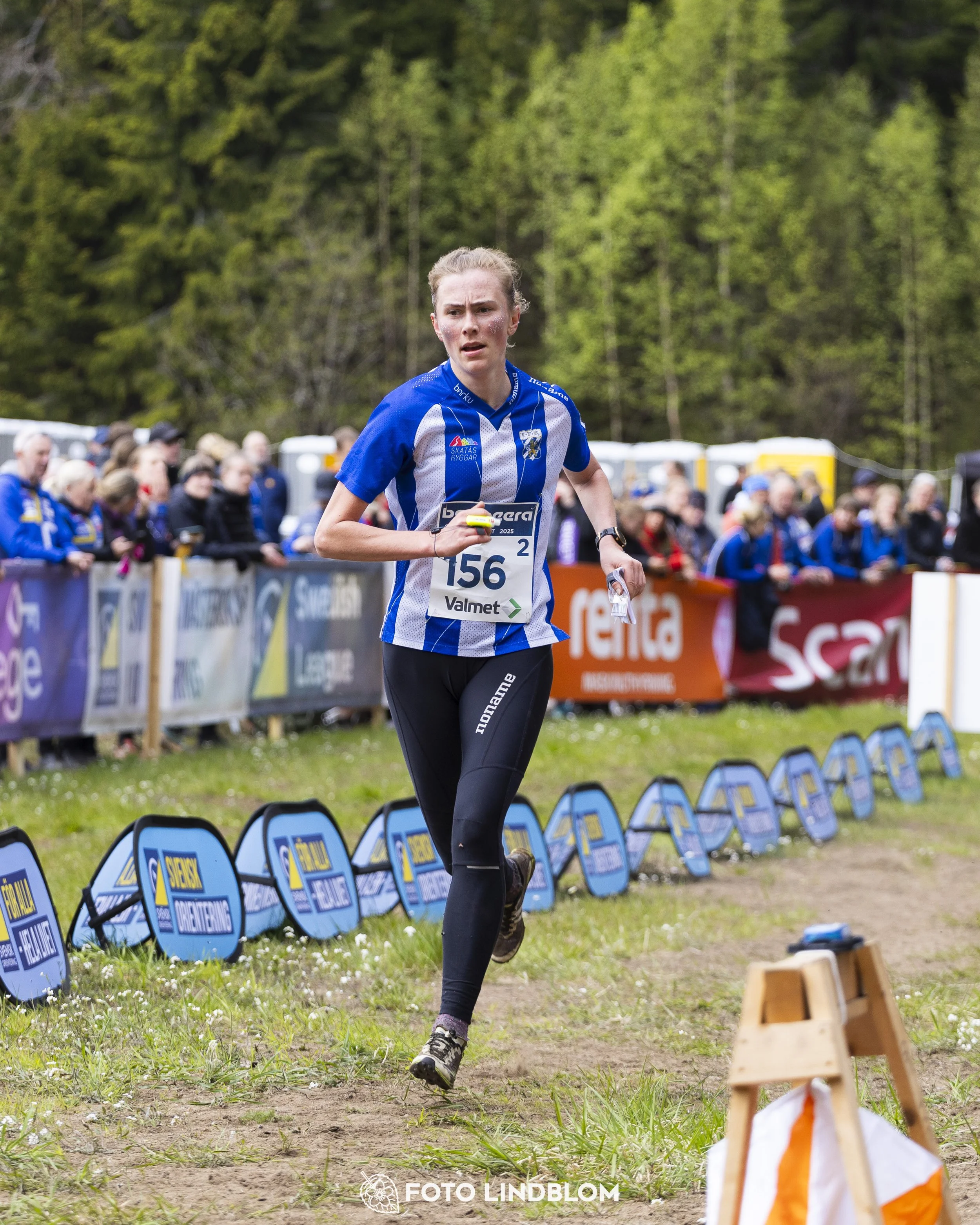 A picture from the Swedish national championship in relay orienteering