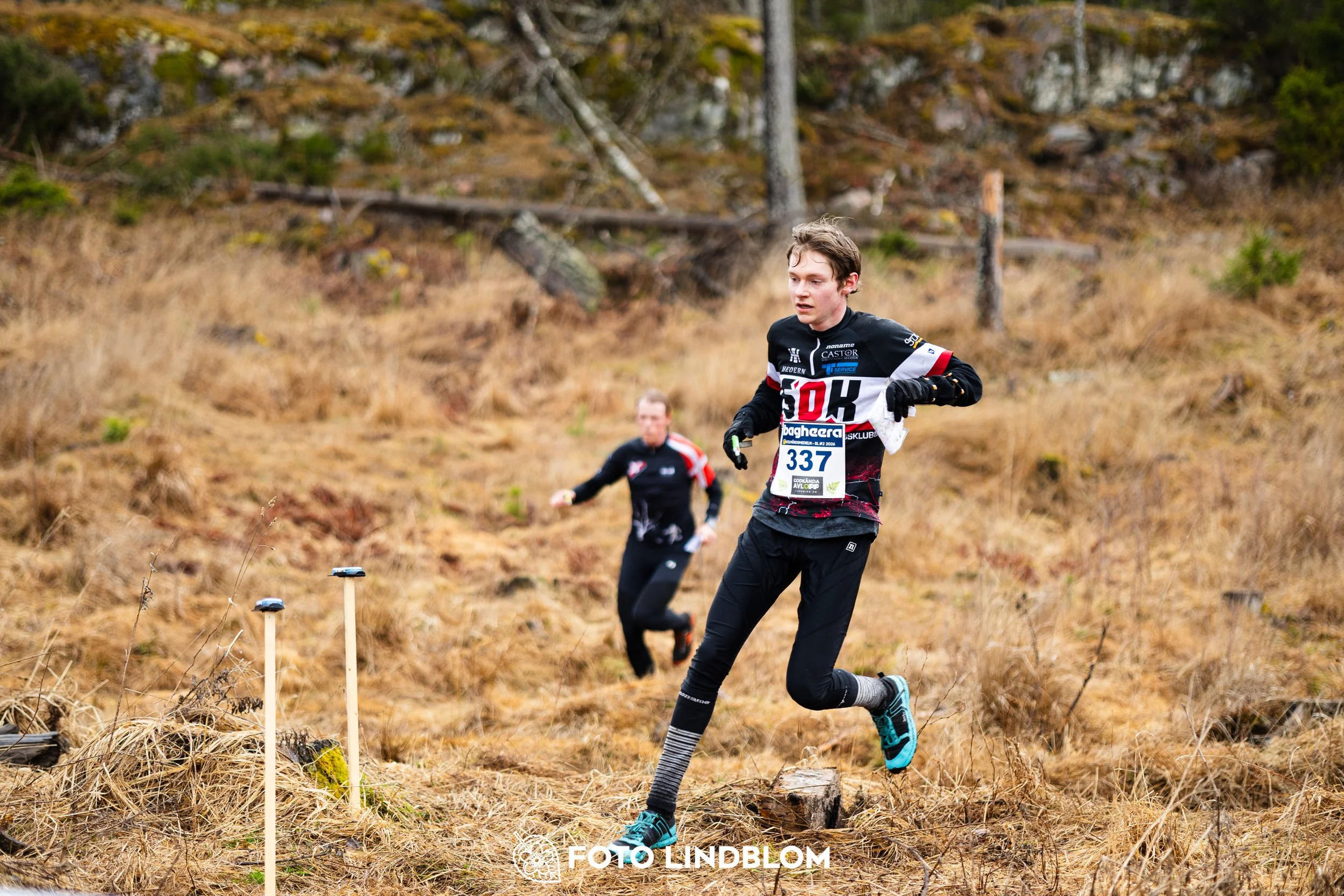 A photo from a middle distance orienteering event in Kolmården during the Swedish League 2026, captured by Foto Lindblom.