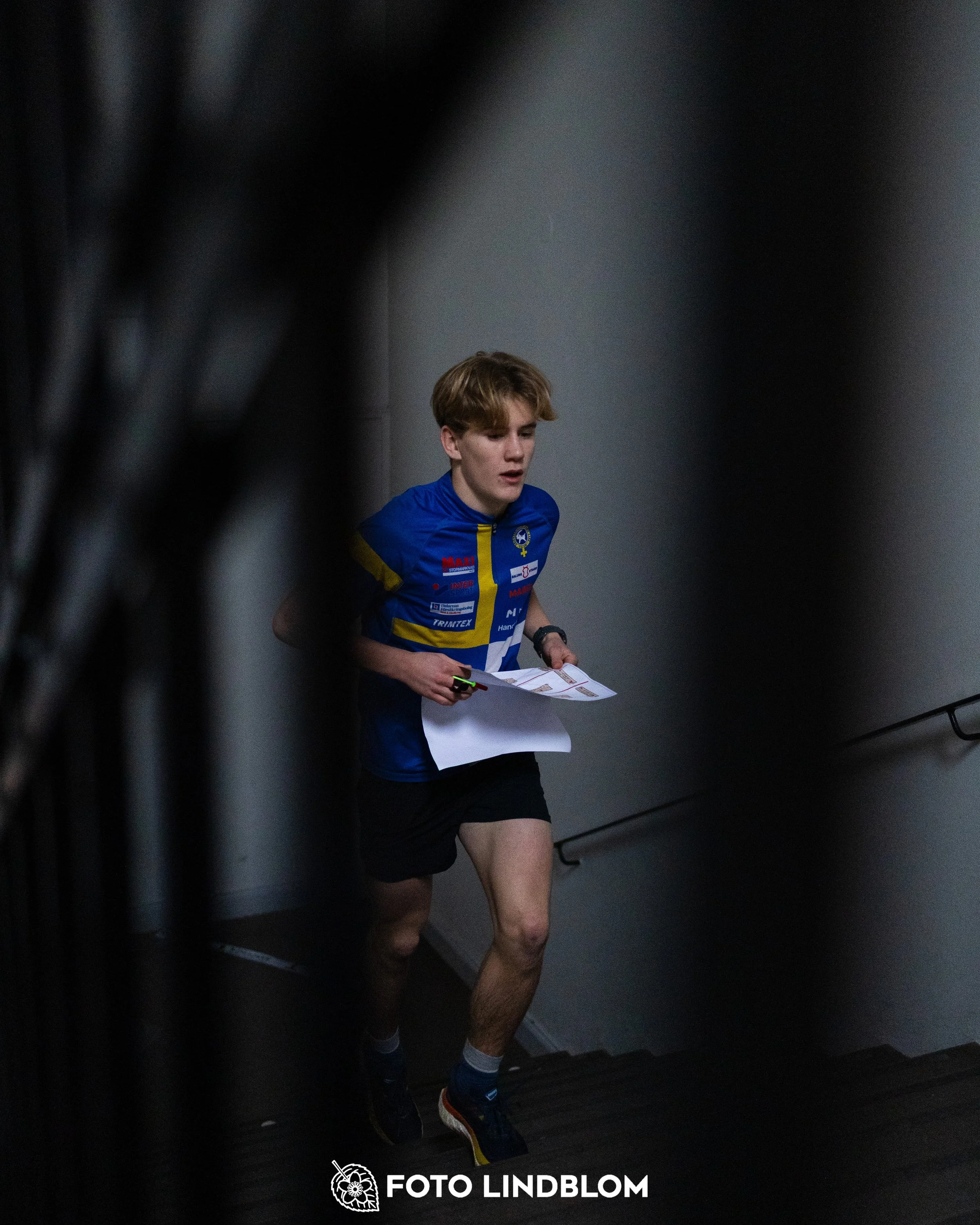 A picture from the indoor orienteering event Viken Indoor taken by Foto Lindblom