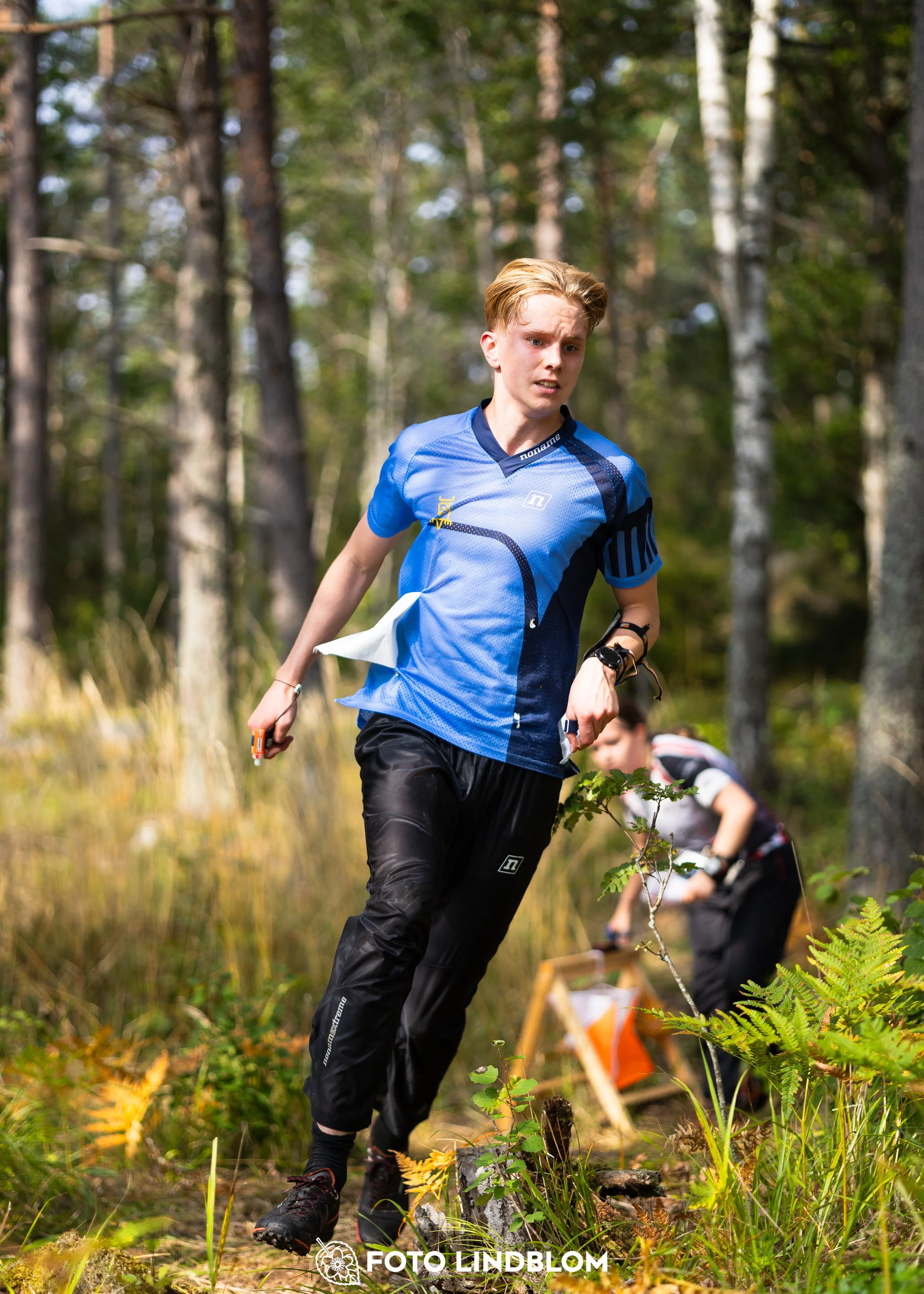 A picture from the Stockholm district championship in middle distance orienteering taken by Foto Lindblom