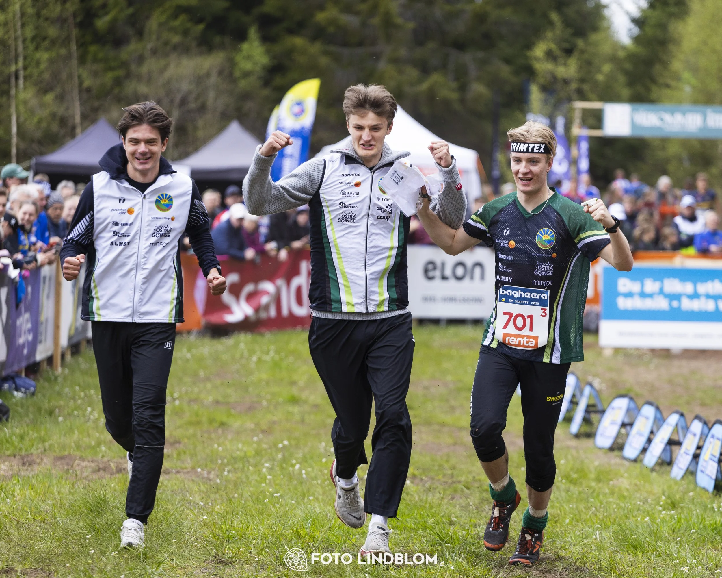 A picture from the Swedish national championship in relay orienteering