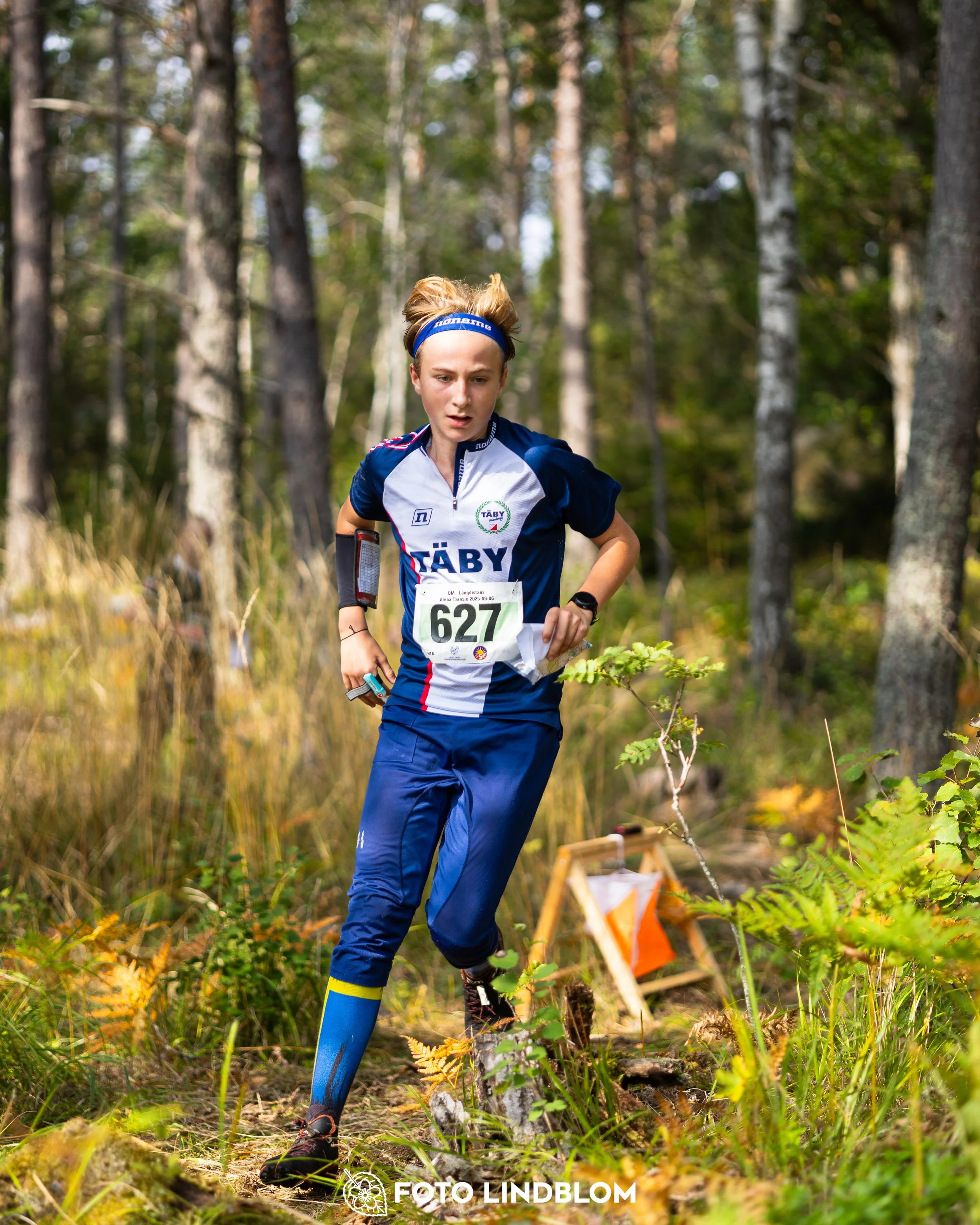 A picture from the Stockholm district championship in middle distance orienteering taken by Foto Lindblom