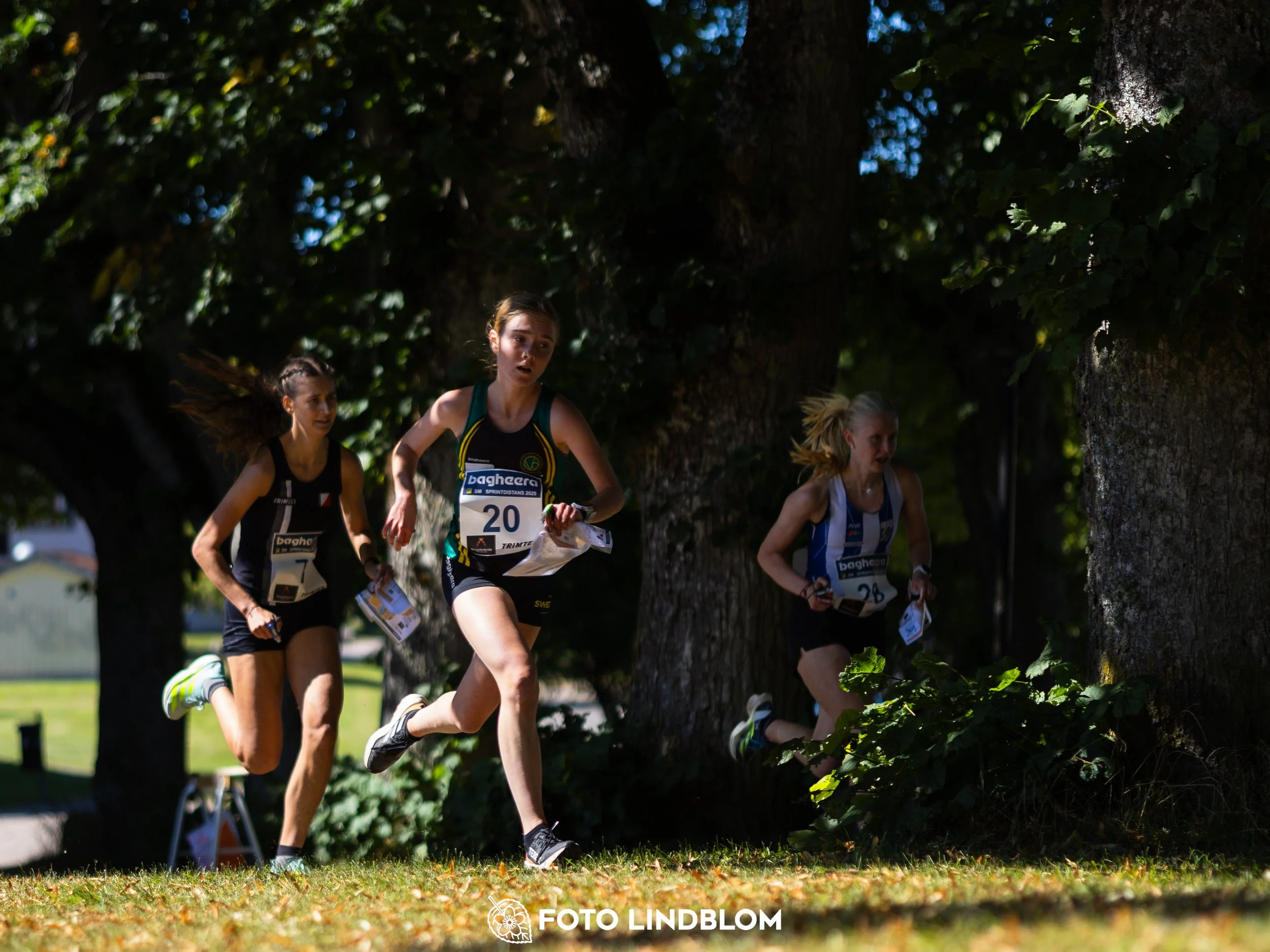 A picture from the Swedish national championship in knock out orienteering  taken by Foto Lindblom