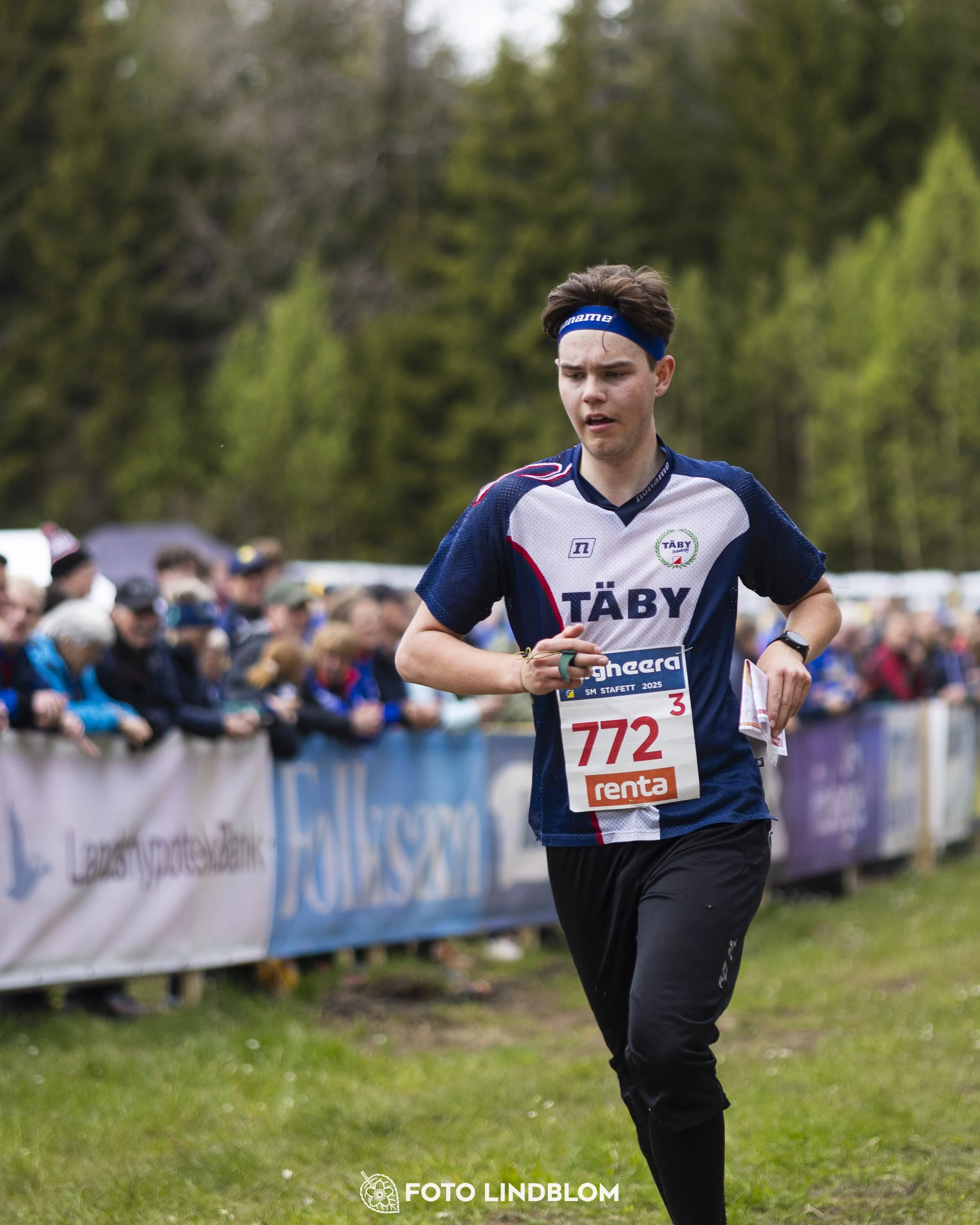 A picture from the Swedish national championship in relay orienteering