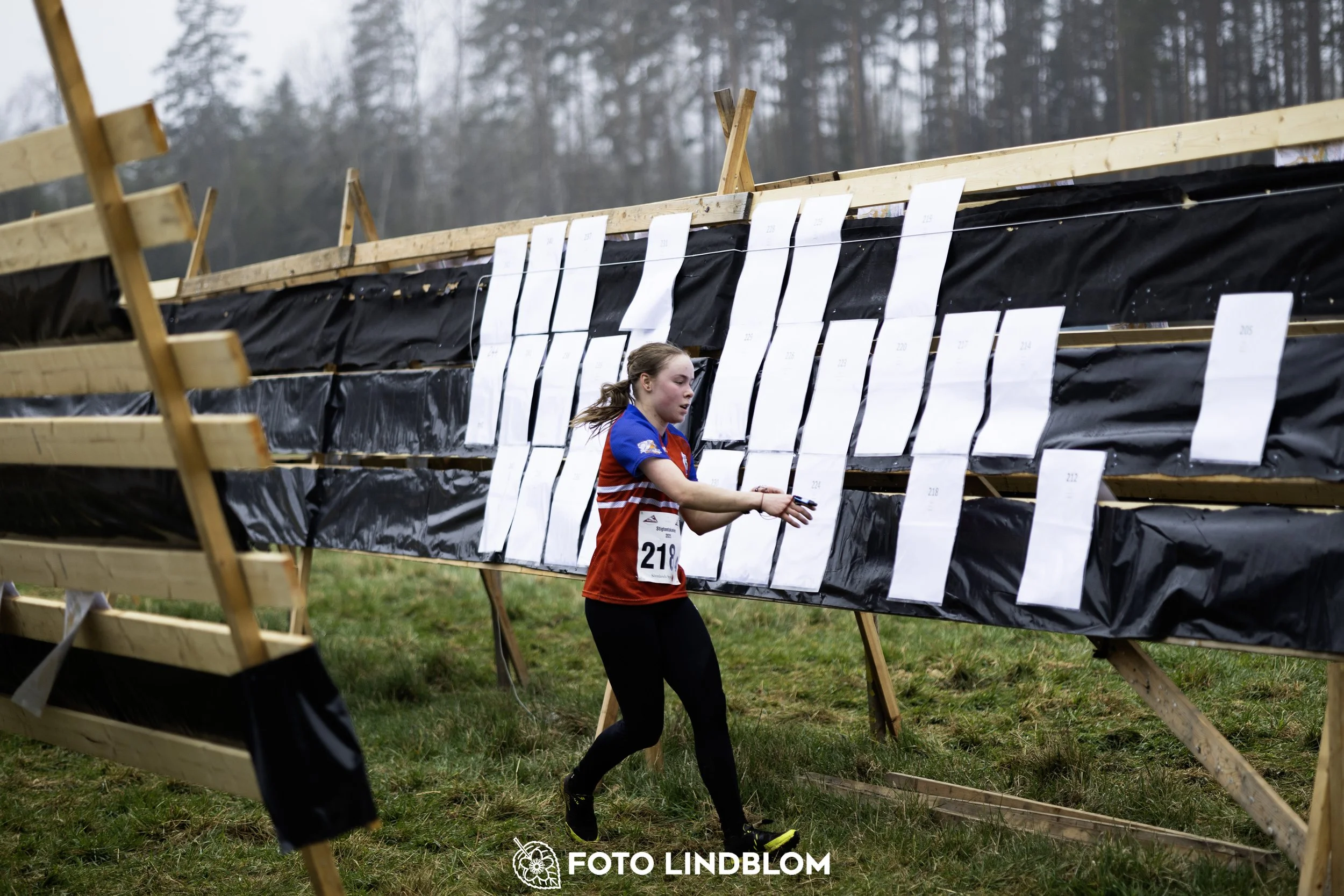 A picture from the orienteering relay competition "Stigtomtakavlen"