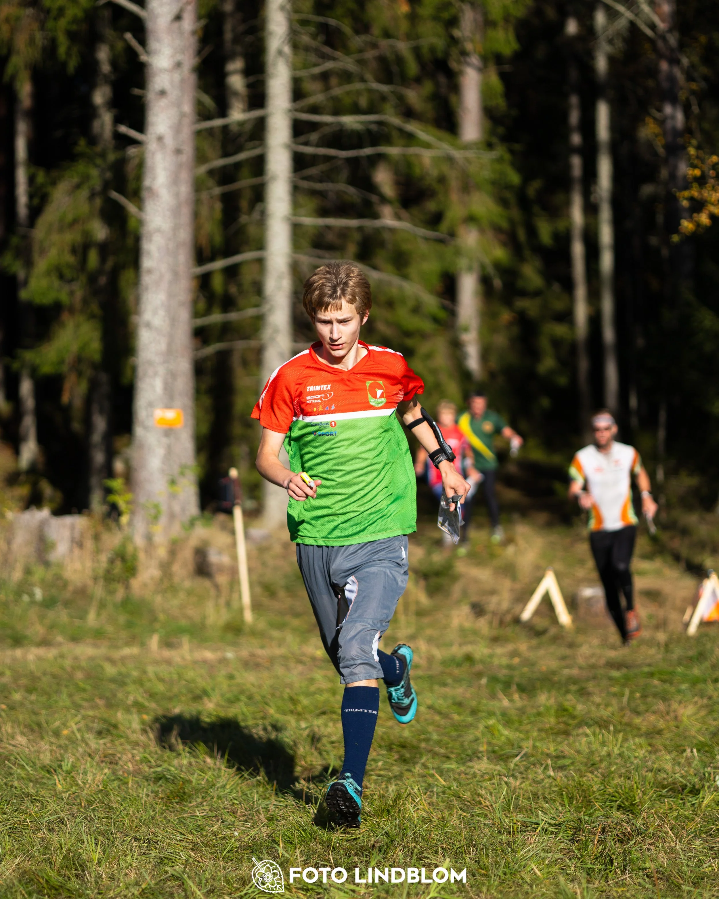 A picture from the 25-Manna orienteering event taken by Foto Lindblom