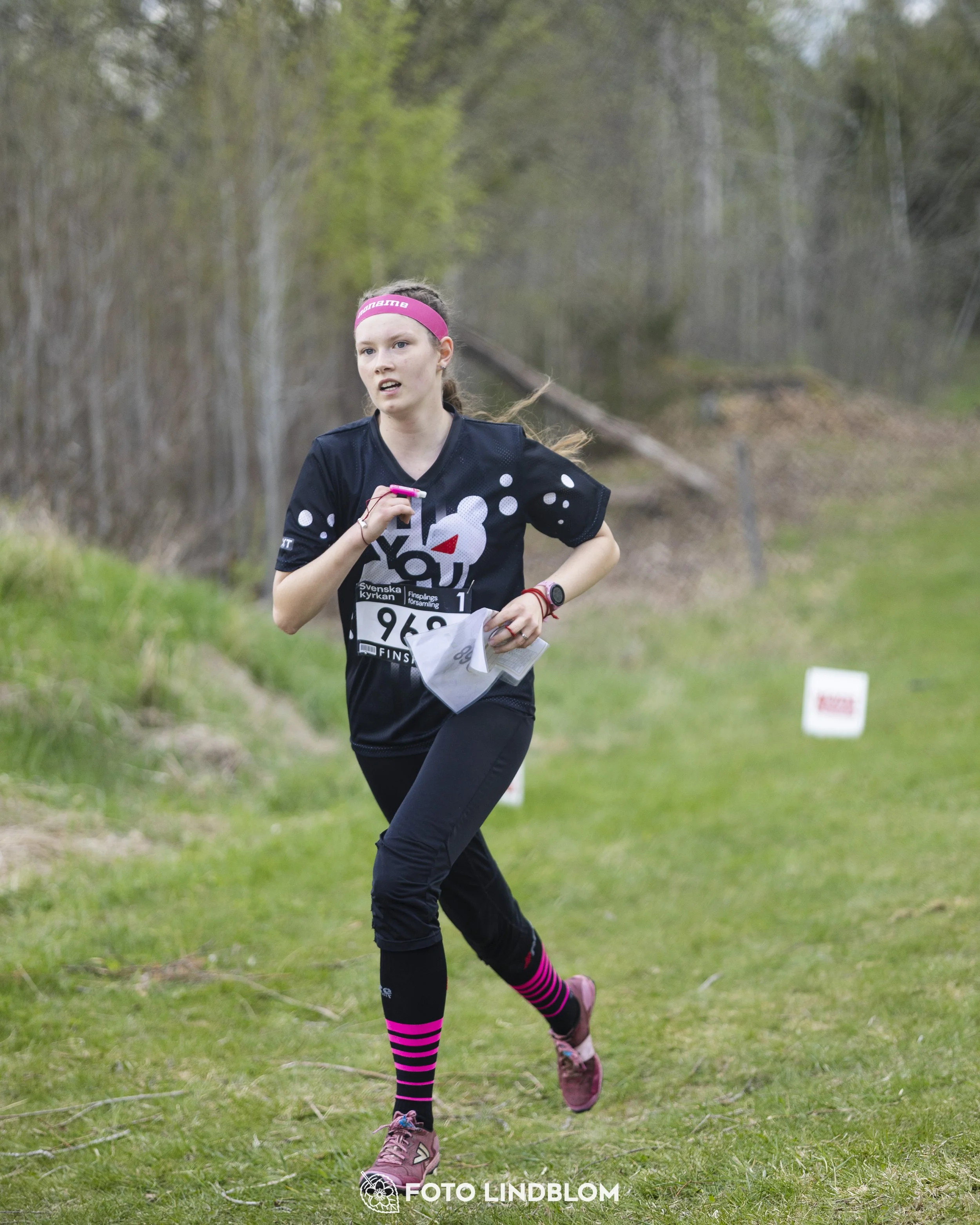 A picture from the youth relay at 10-Mila orienteering competition