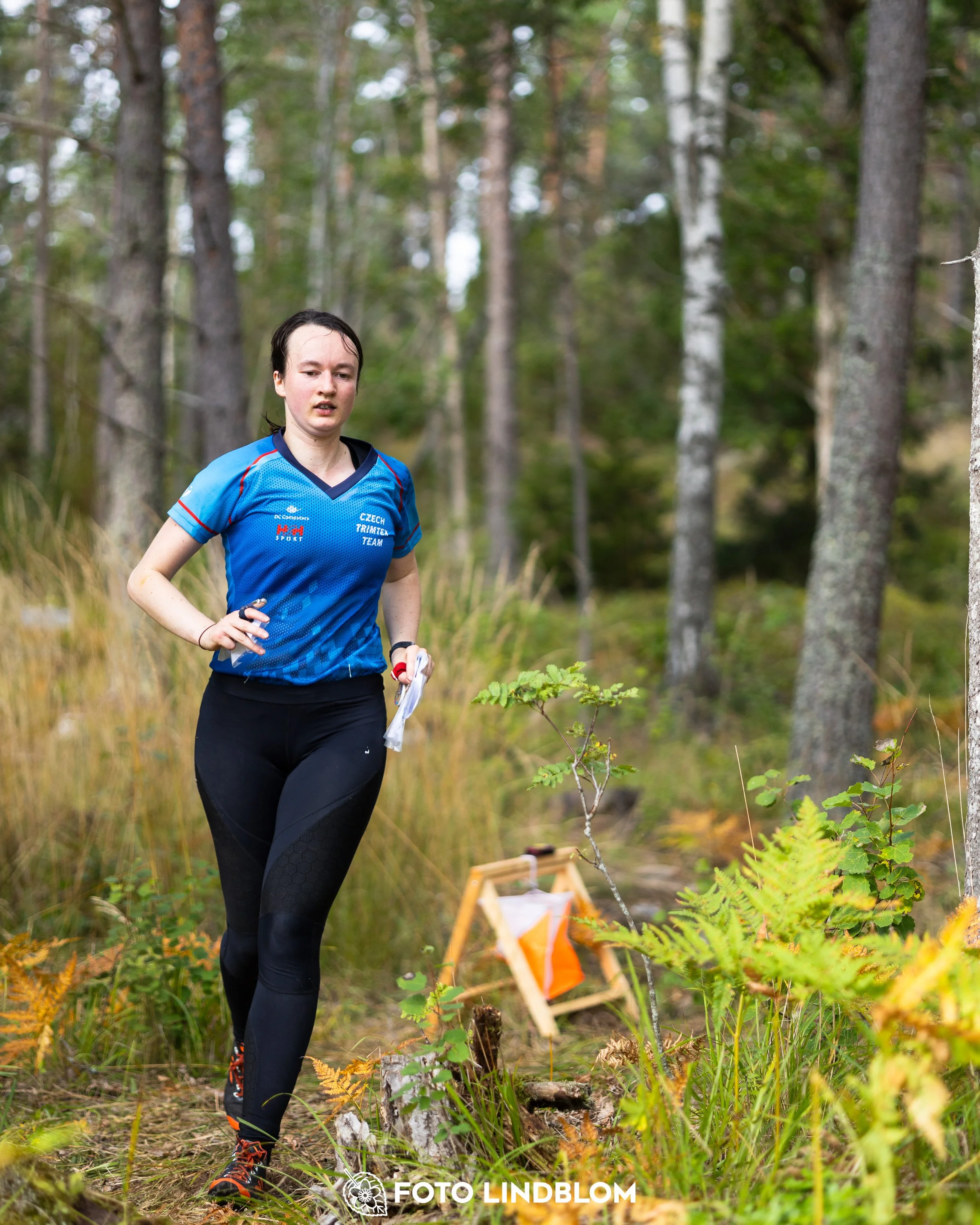 A picture from the Stockholm district championship in middle distance orienteering taken by Foto Lindblom