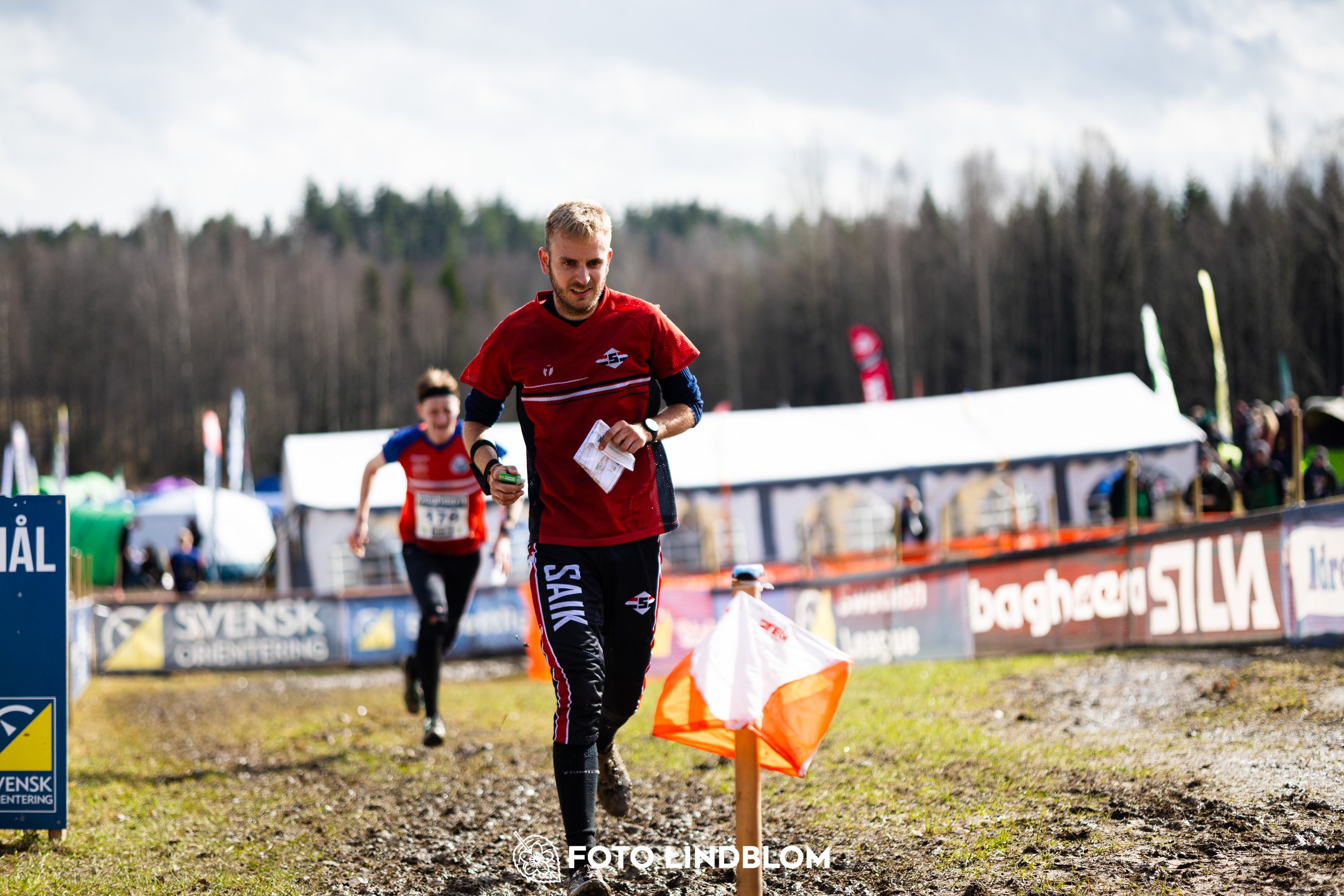 A photo from an orienteering race in Kolmården during the Swedish League spring season 2026, captured by Foto Lindblom.