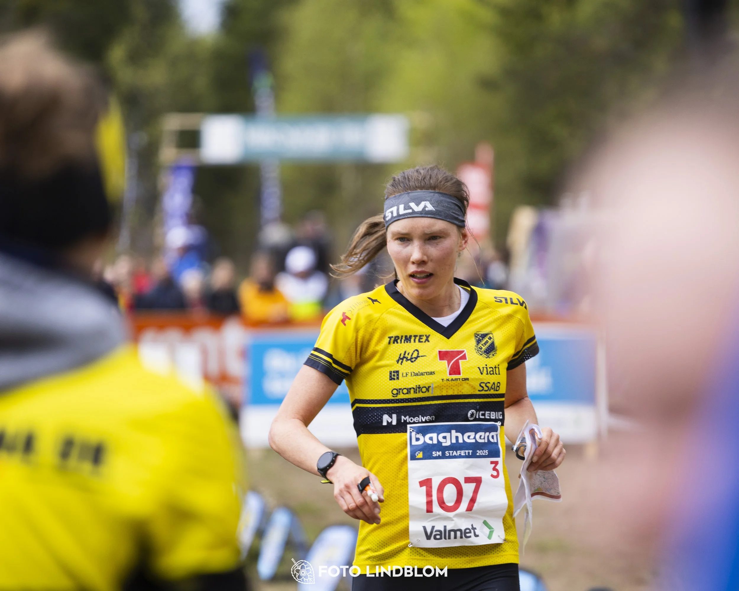 A picture from the Swedish national championship in relay orienteering