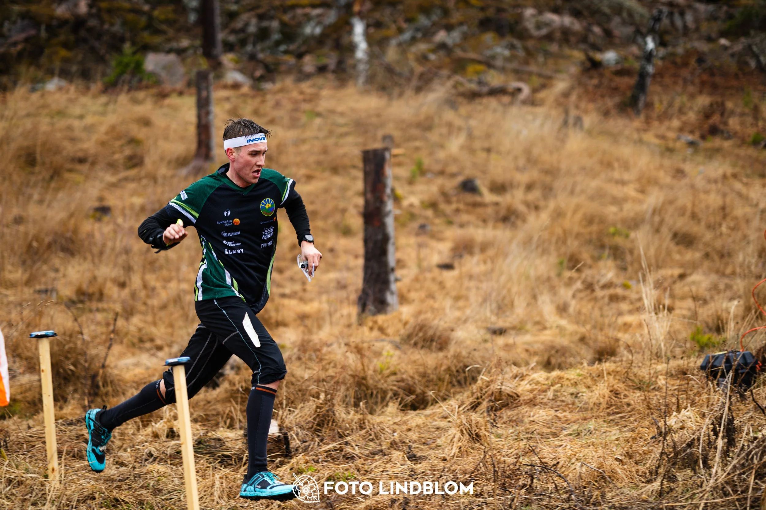 A photo from an orienteering race in Kolmården during the Swedish League spring season 2026, captured by Foto Lindblom.
