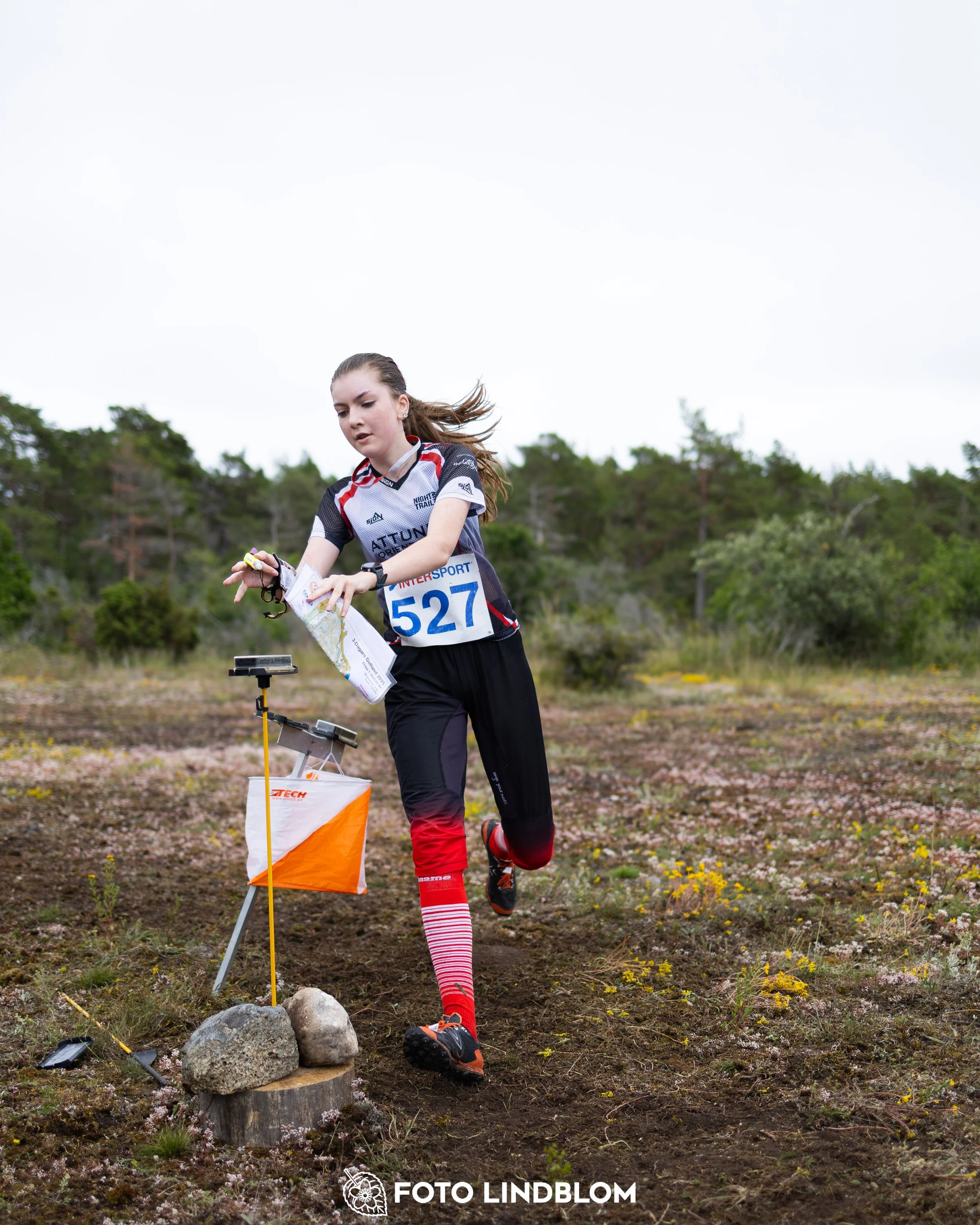 A picture from the Gotlands 3-Dagars orienteering competition