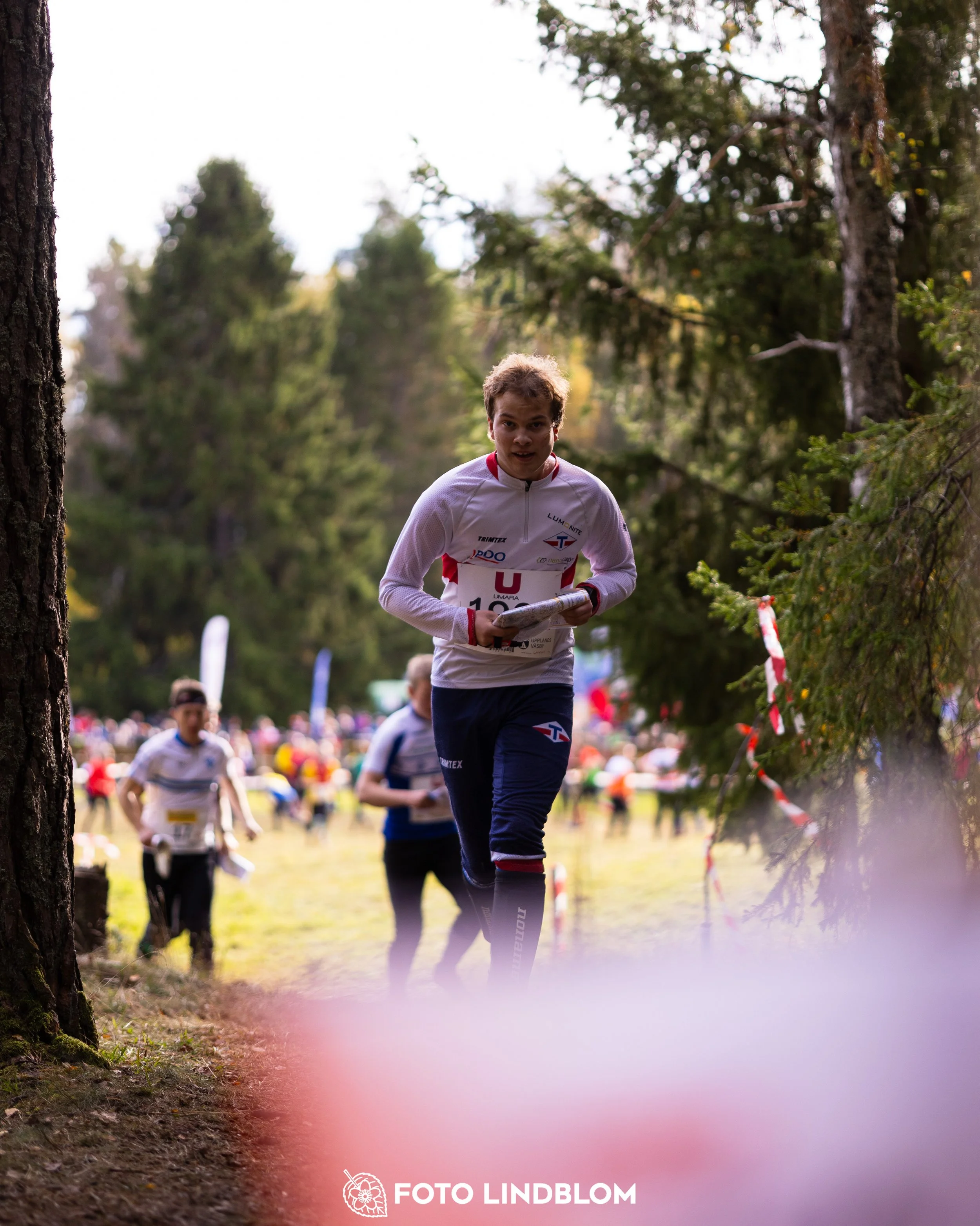 A picture from the 25-Manna orienteering event taken by Foto Lindblom