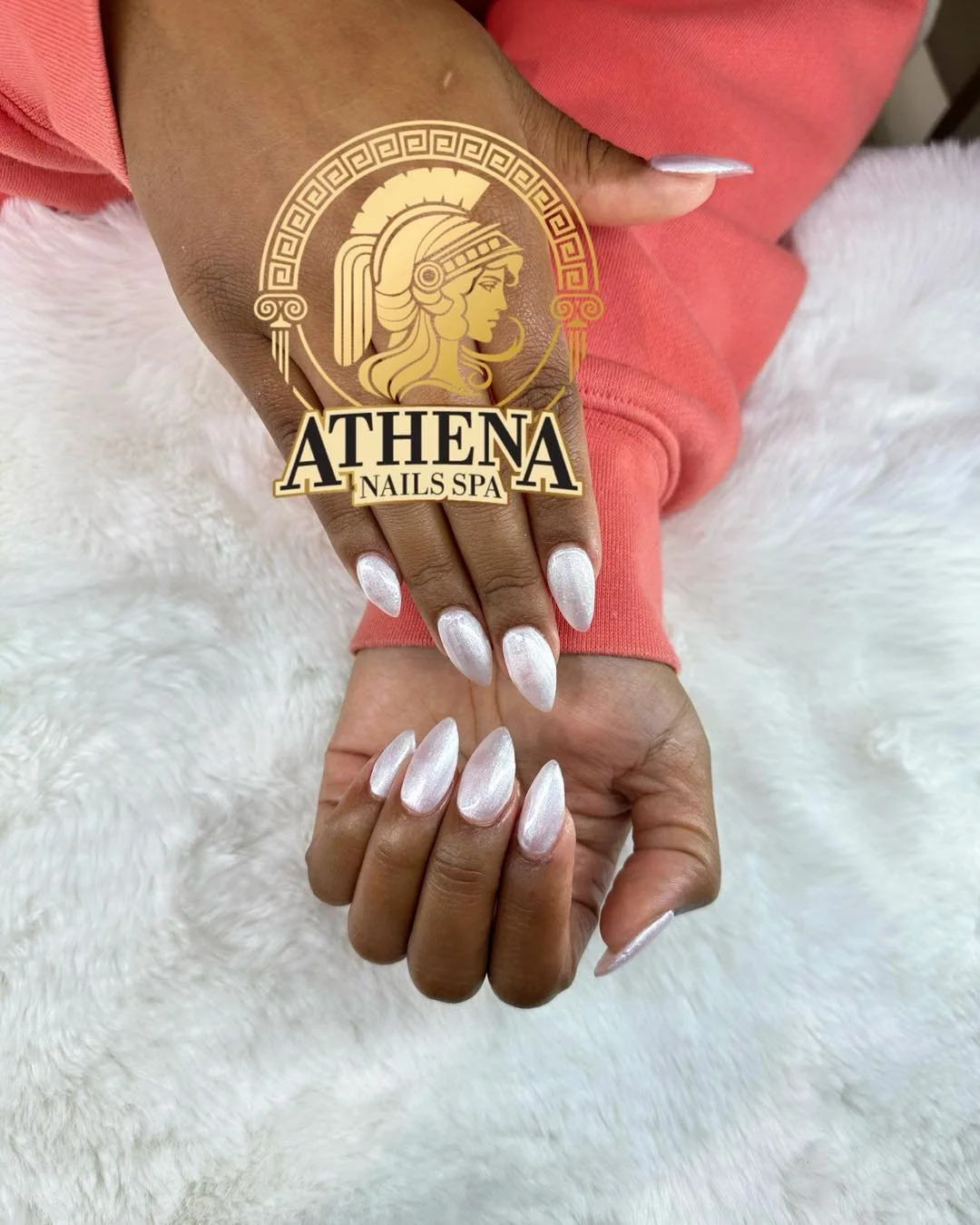 A soft pearl glow that catches every angle ✨
Simple, elegant, and effortlessly stunning &mdash; this milky shimmer set is your go-to for that clean, timeless look 💅

Athena Nails &amp; Spa
📍6450 Folsom Blvd #108, Sacramento, CA 95819
📞 (916) 455-1