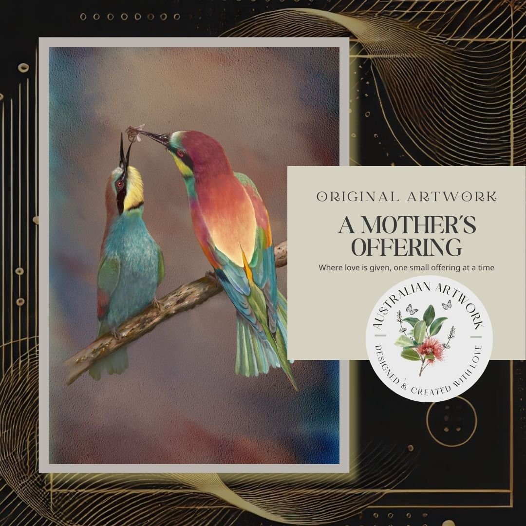 A Mother’s Offering: Rainbow BeeEaters