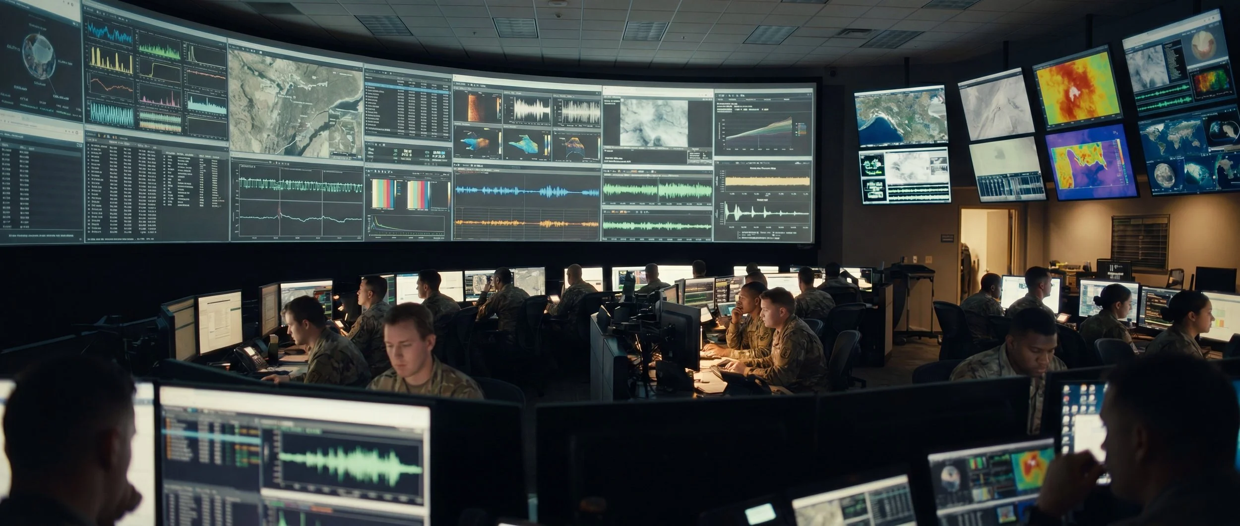 Operators surrounded by vast amounts of operational data struggle to maintain awareness across a complex mission environment.
