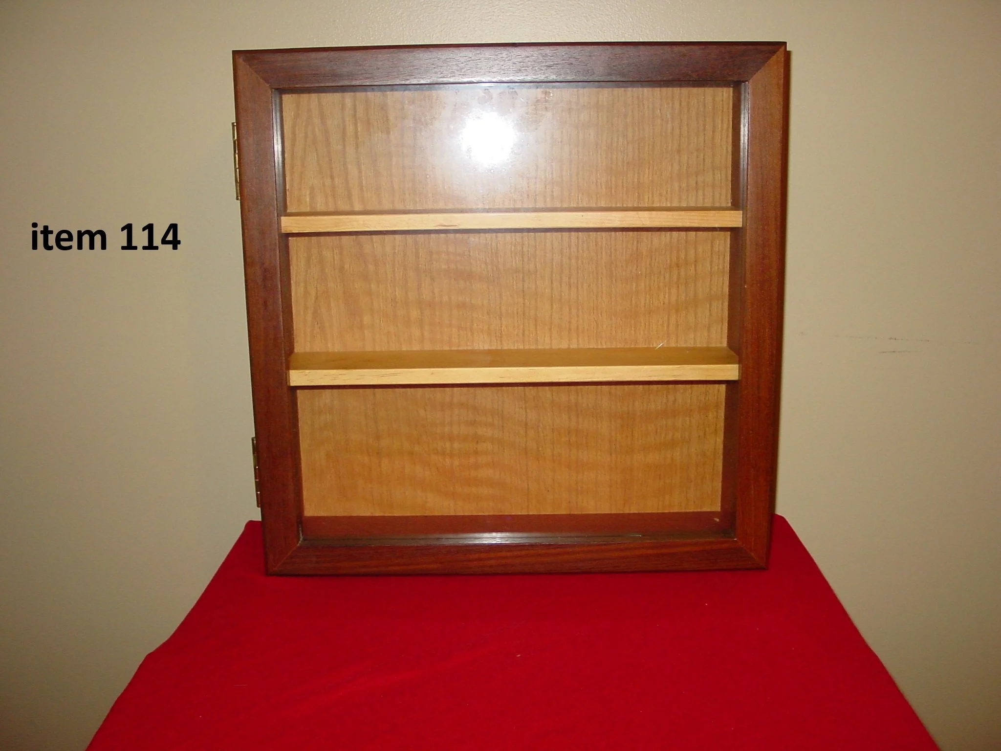 Framed Glass Door Cabinet