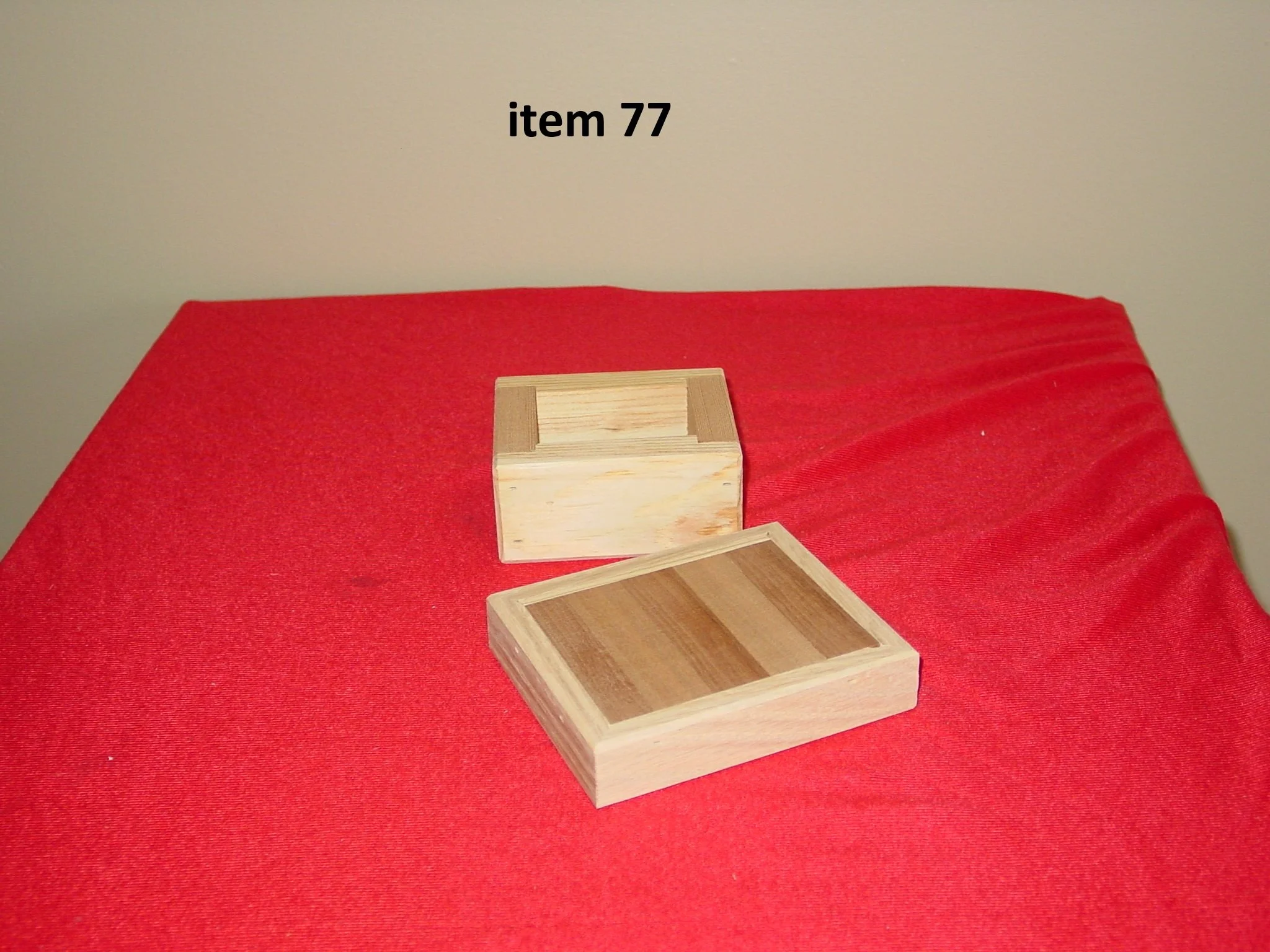 Small Box With Inlaid Lid