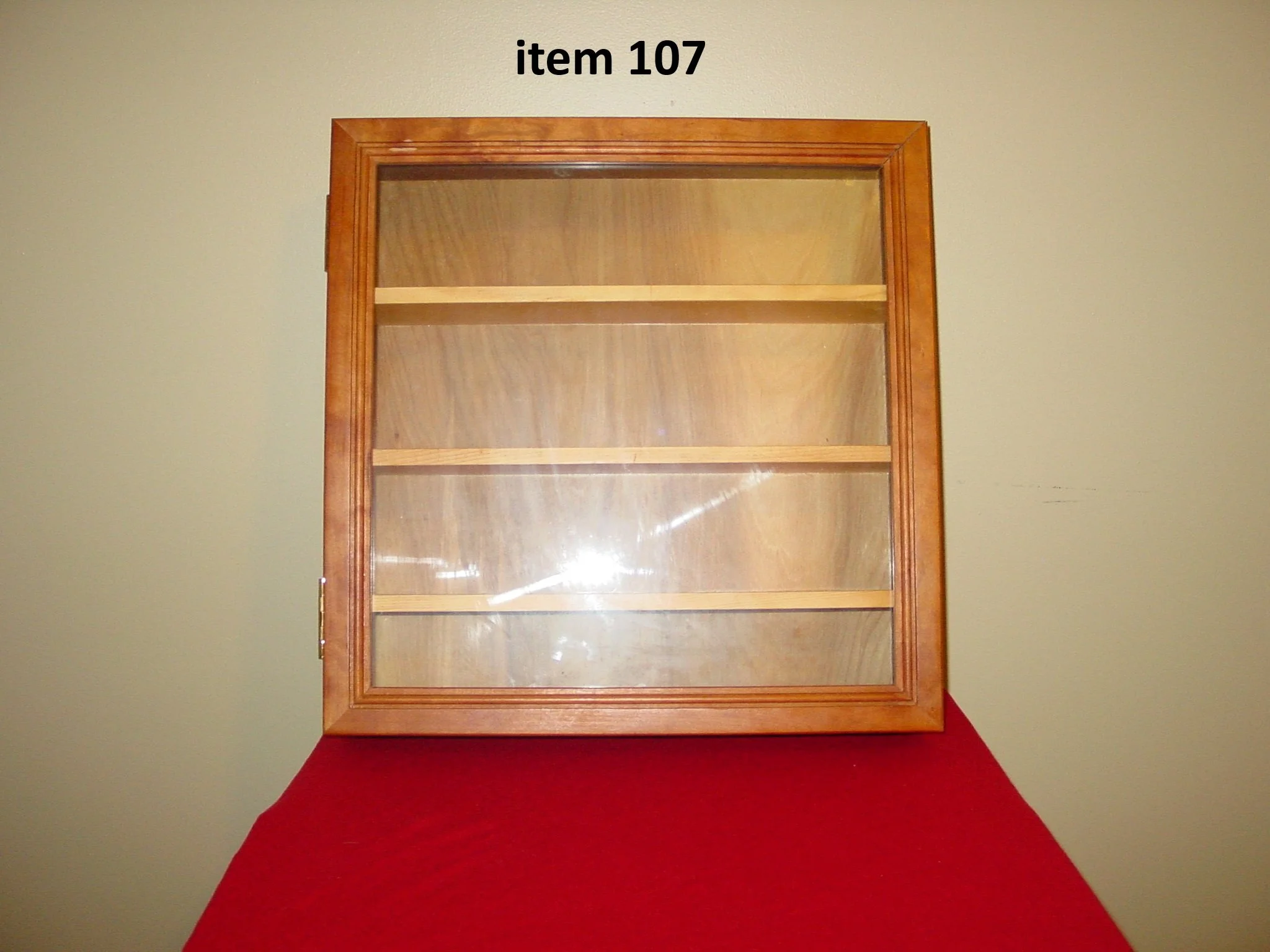 Framed Glass Door Cabinet