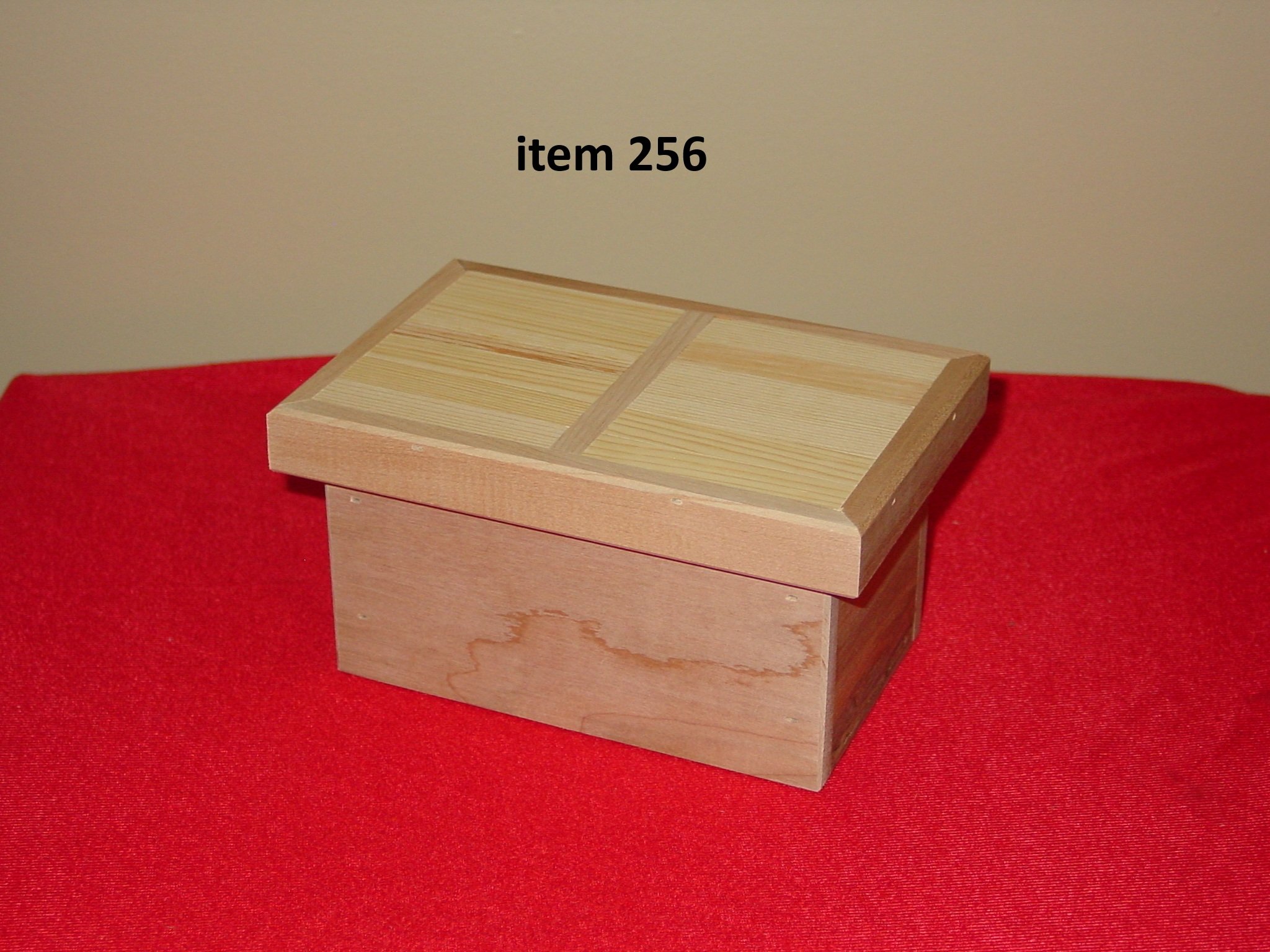 Small Box With Inlaid Lid