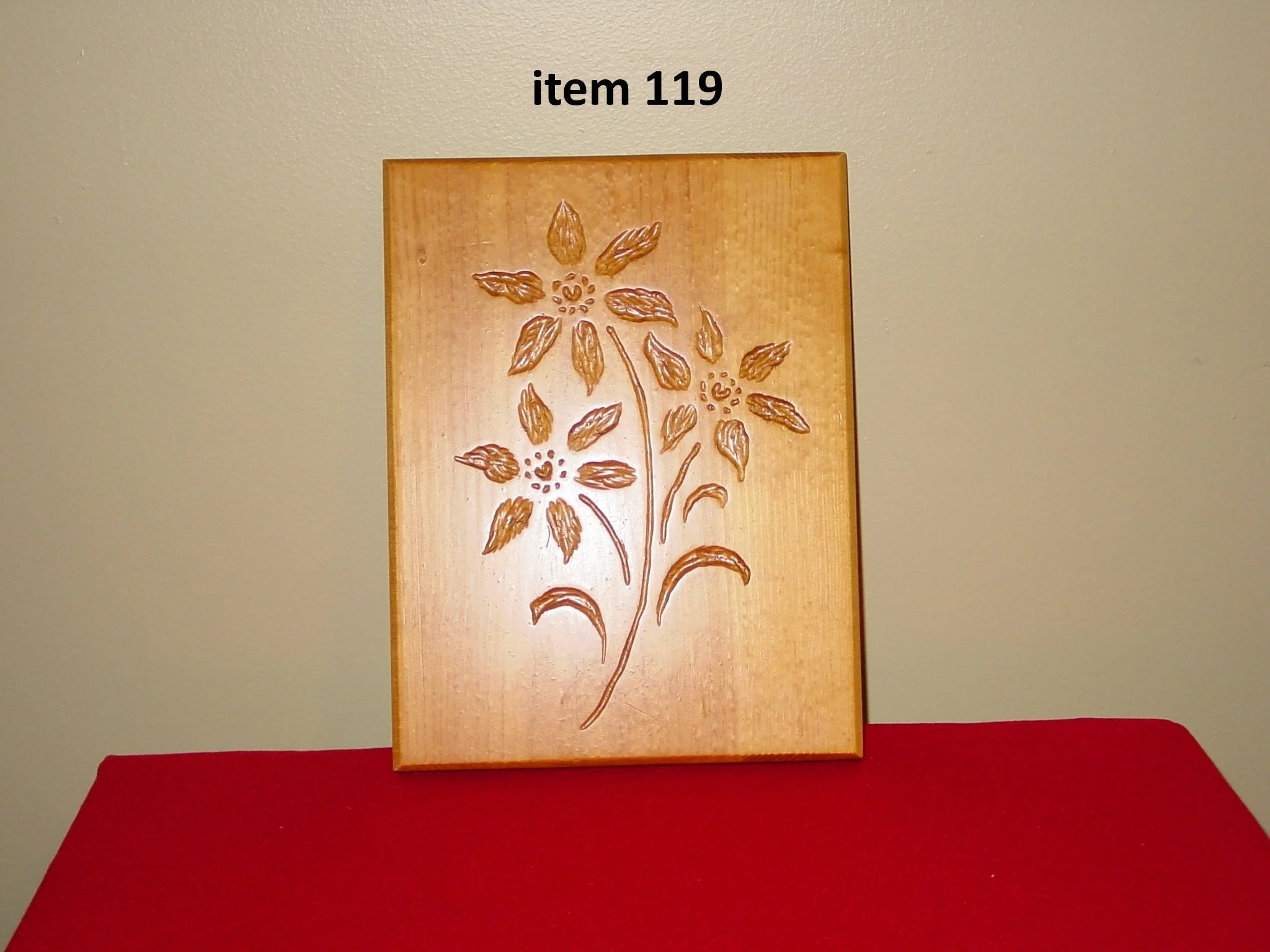 Wood Carving, Flower