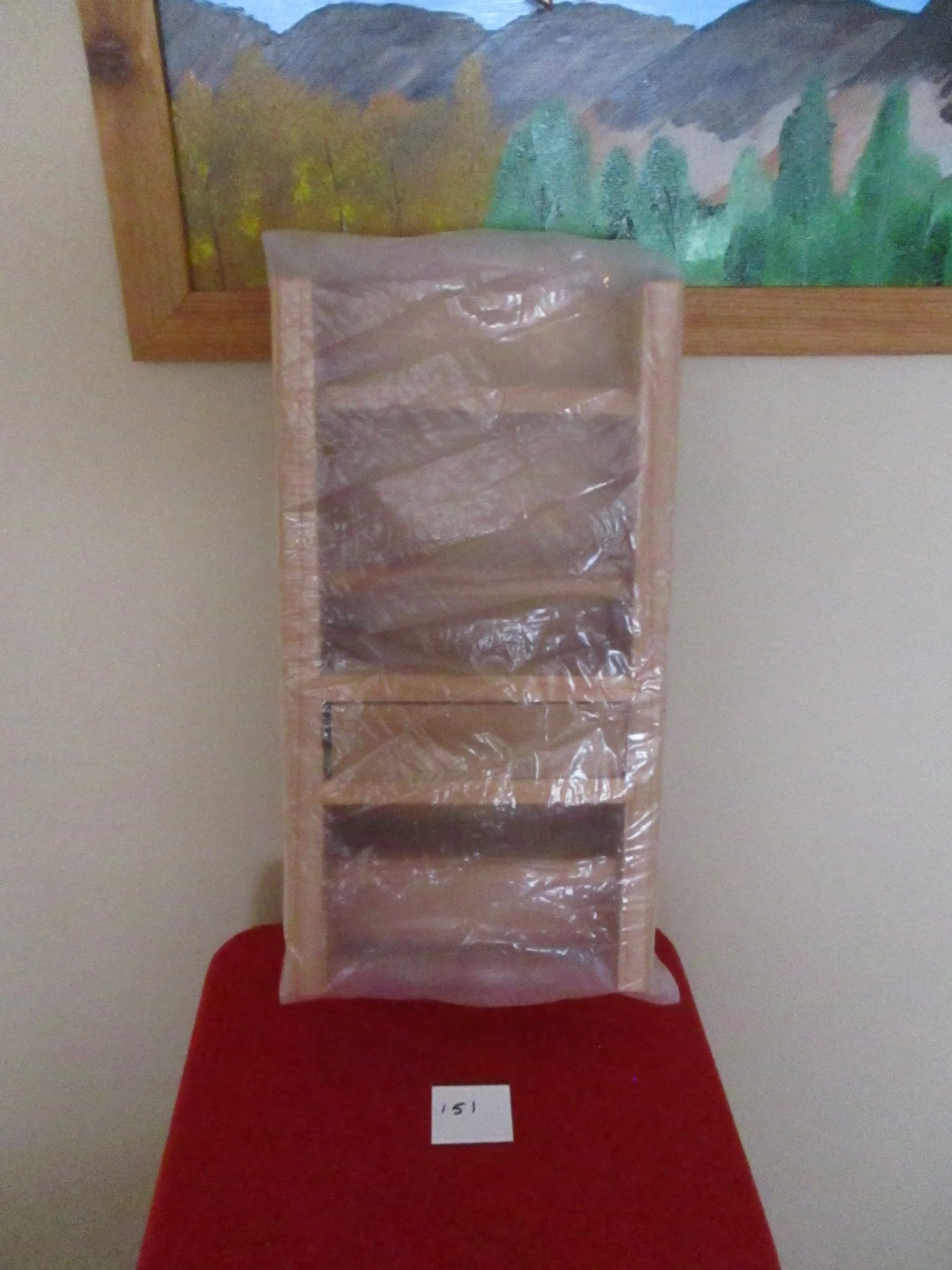 Shelve/Drawer Unit Wall Hung Only With Unique Spacing