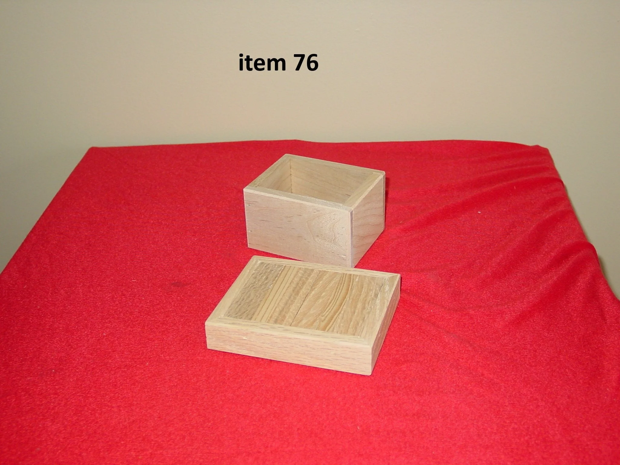 Small Box With Inlaid Lid