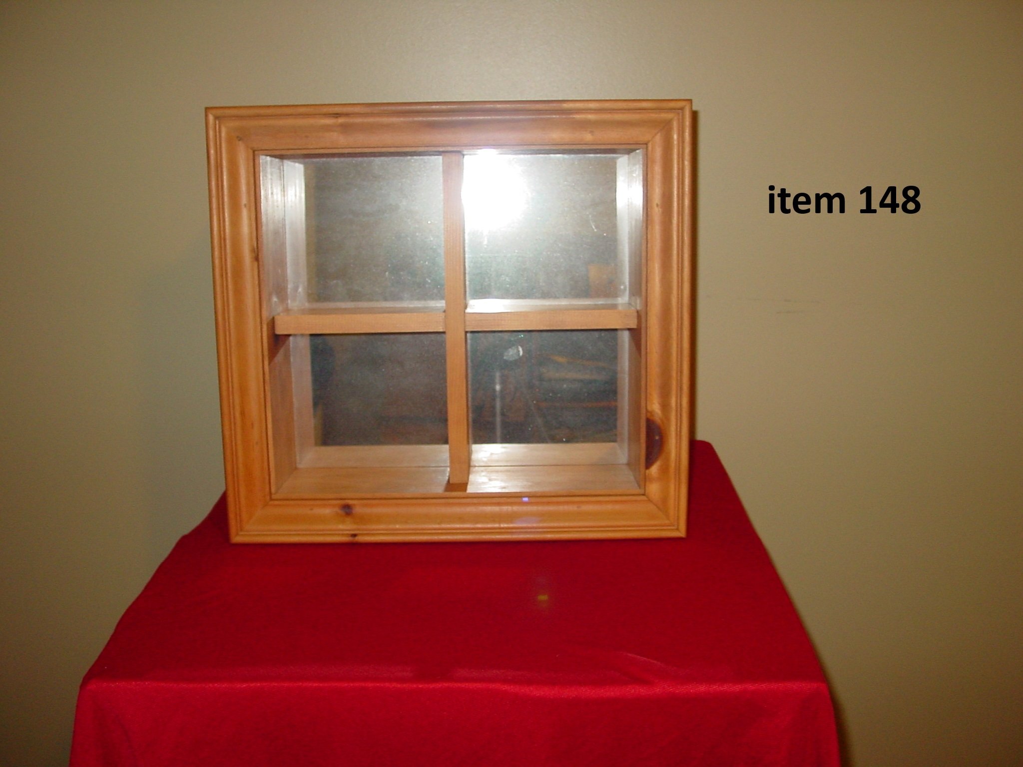 Shadow Box With Mirror Backing