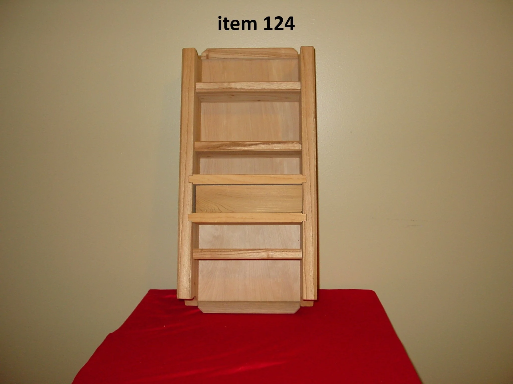 Shelve/Drawer Unit Wall Hung Only With Unique Spacing