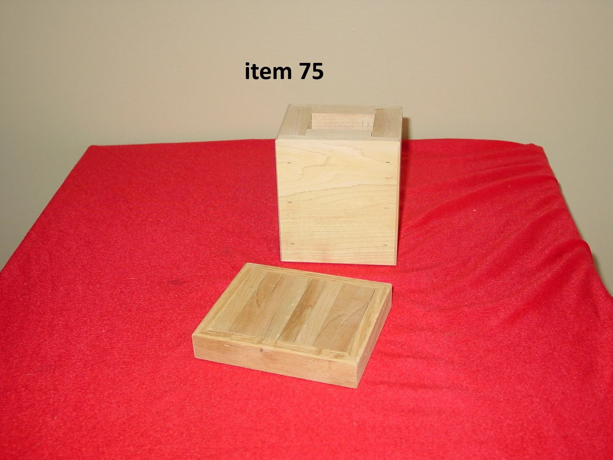 Small Box With Inlaid Lid