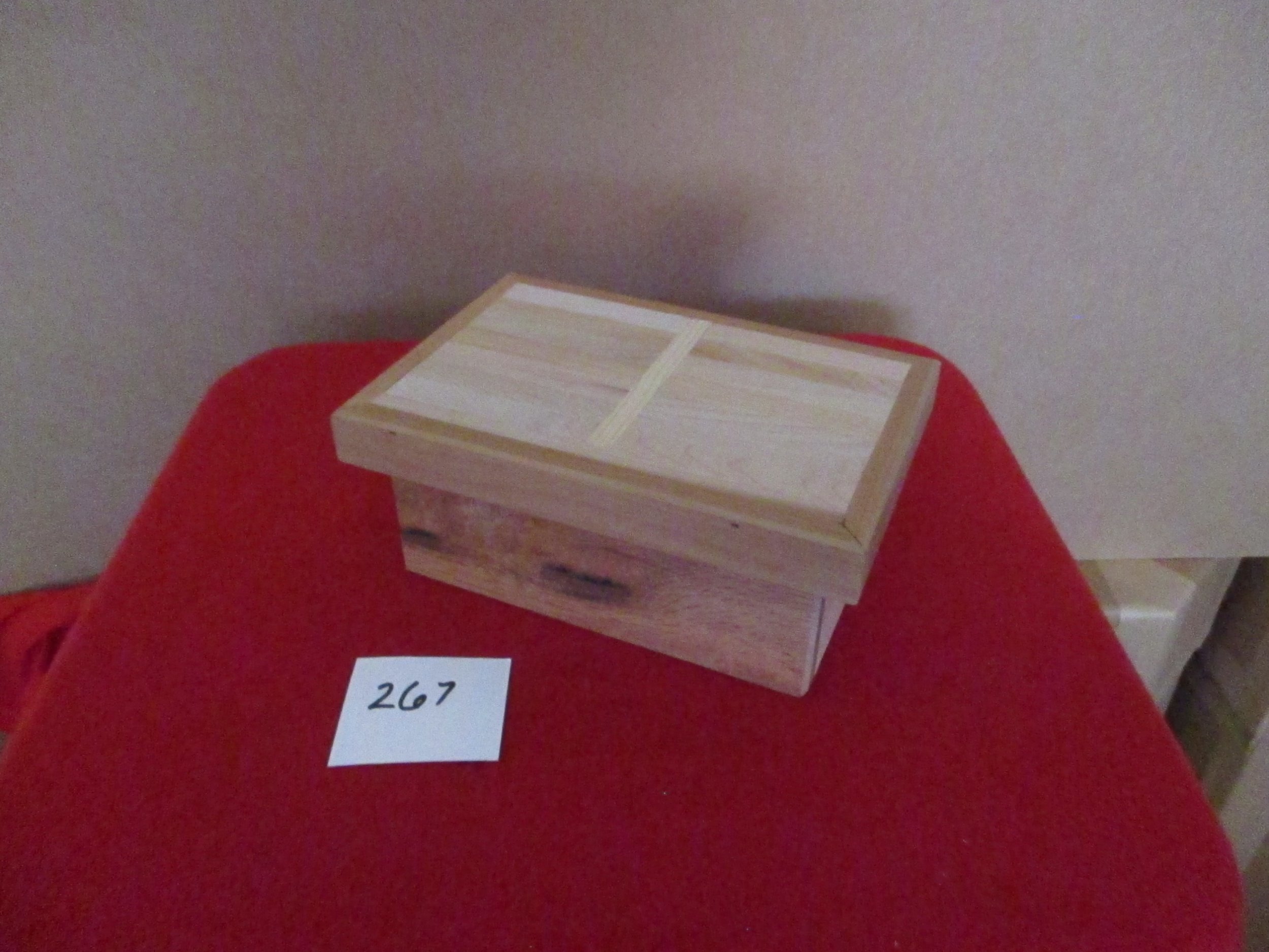 Small Box With Inlaid Lid