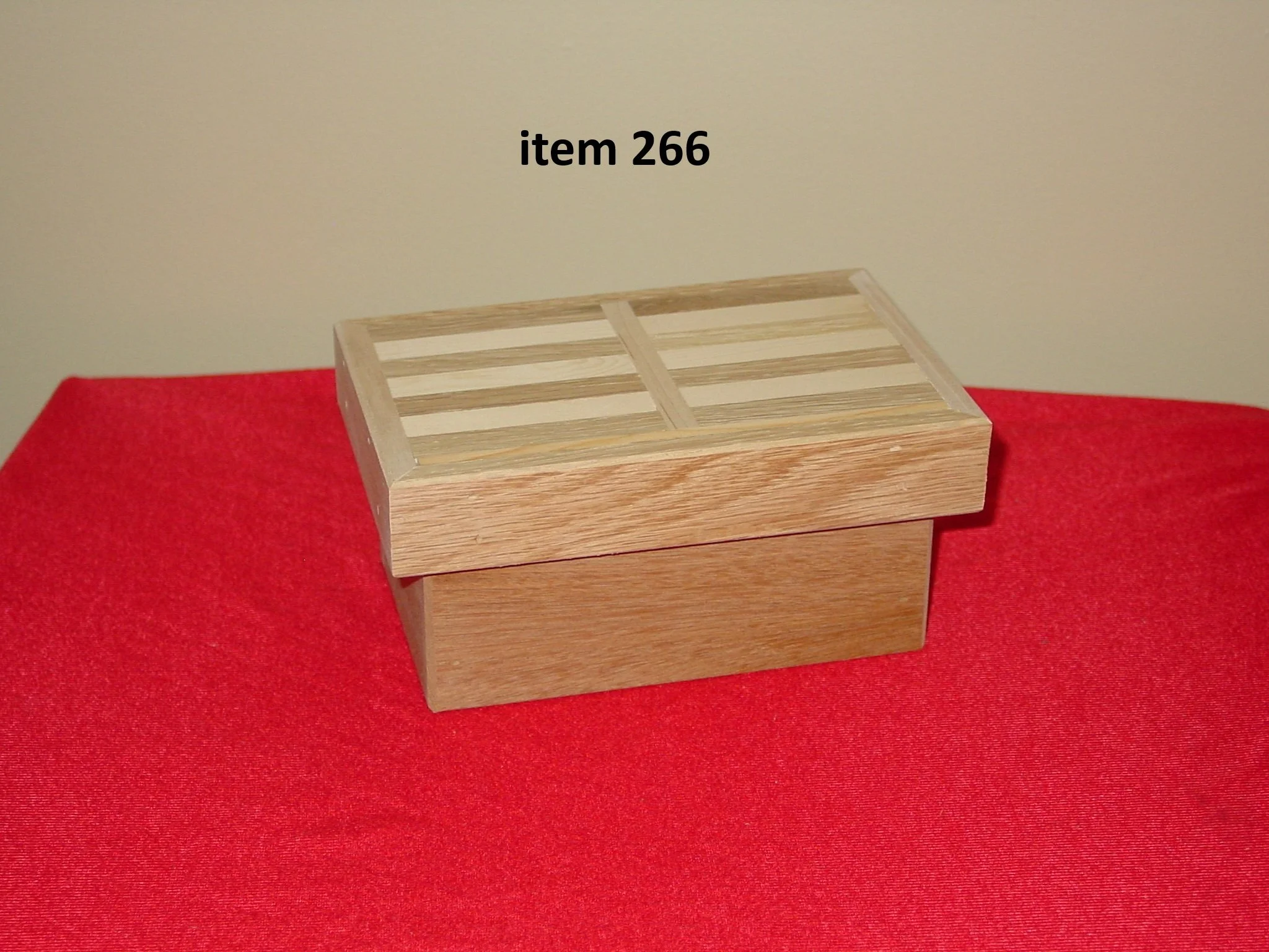 Small Box With Inlaid Lid