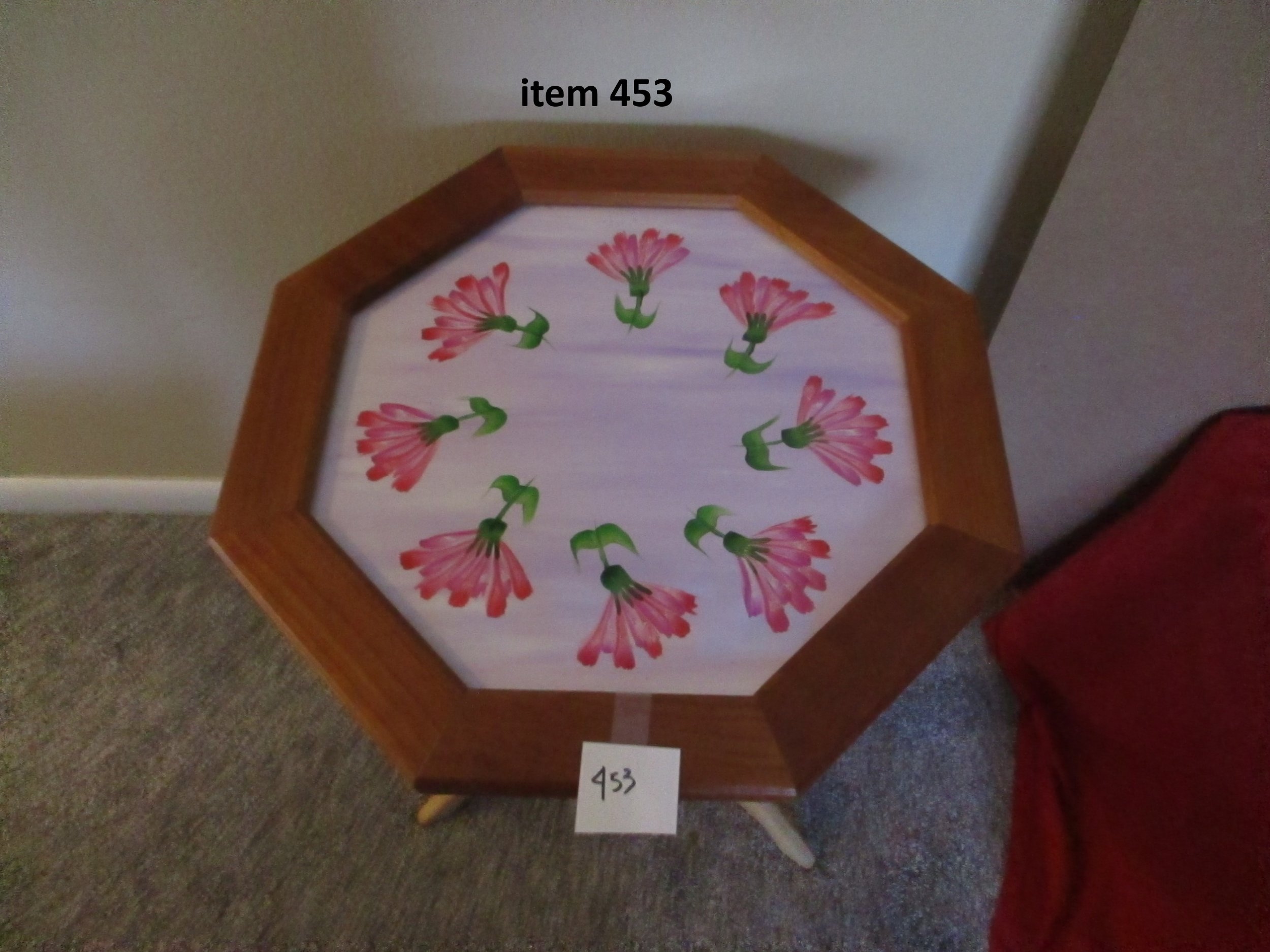 item 453 octagon tea table top.JPG