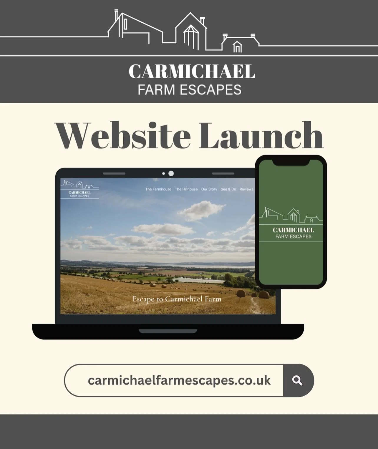 ‼️WEBSITE NOW LIVE‼️

We are so excited to share that our website is now live🌾🐂🍓🚜 you can go check it out at the web address below or the link in our bio - we can&rsquo;t wait to hear what you think!! 

https://carmichaelfarmescapes.co.uk