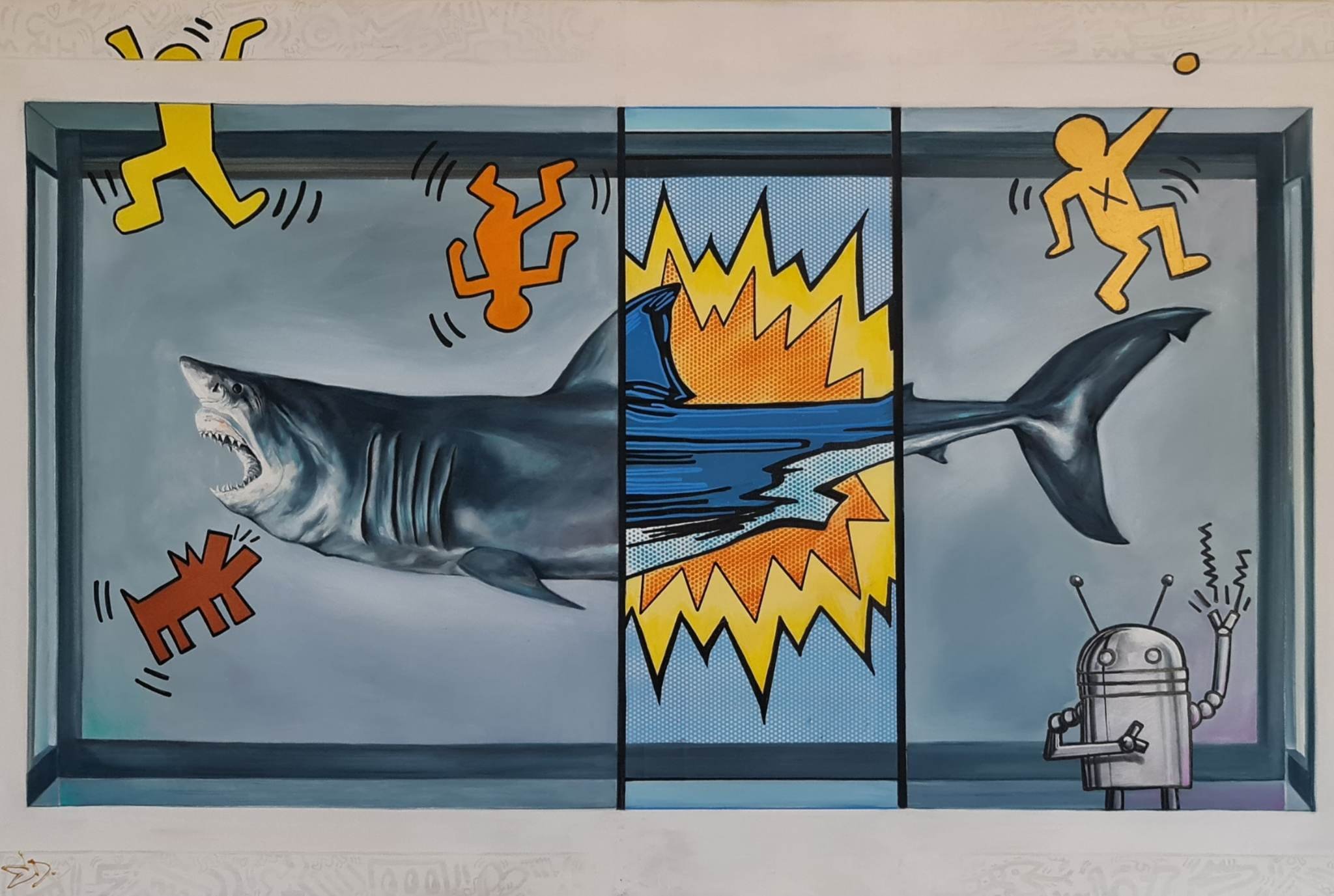Shark painting - Ed Williamson