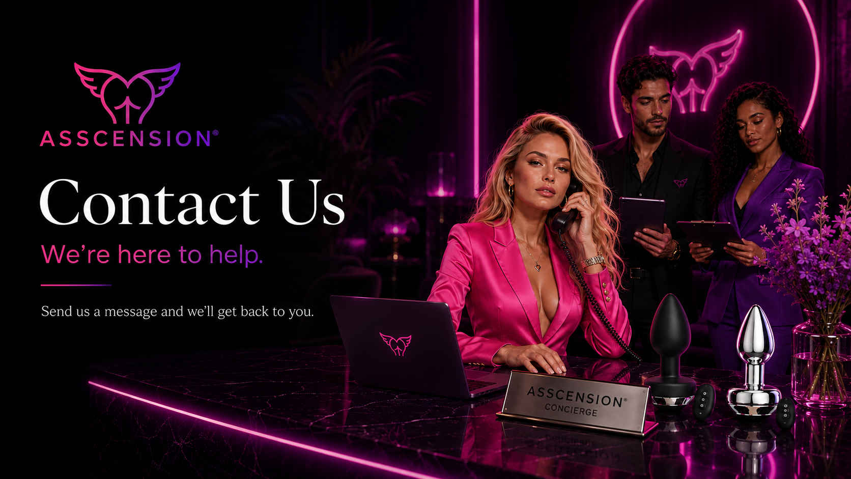 ASSCENSION® contact team ready to help.