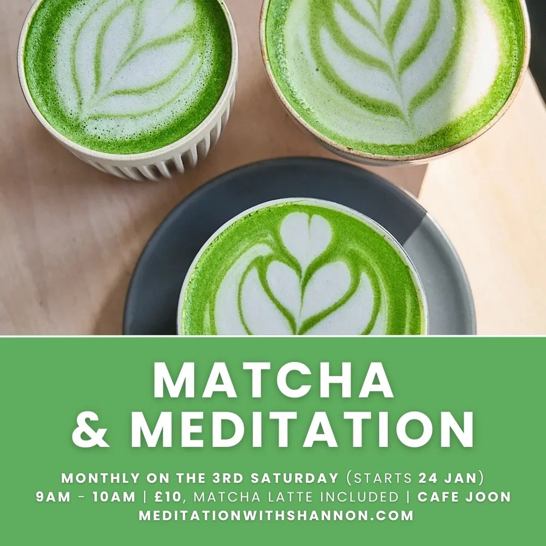 Monthly Matcha &amp; Meditation 🍵🧘🏼&zwj;♀️

Treat yourself to a nourishing morning of matcha and meditation 💚

This unique experience invites you to enjoy a mindful cup of ceremonial grade matcha latte as you settle in, followed by a guided grati