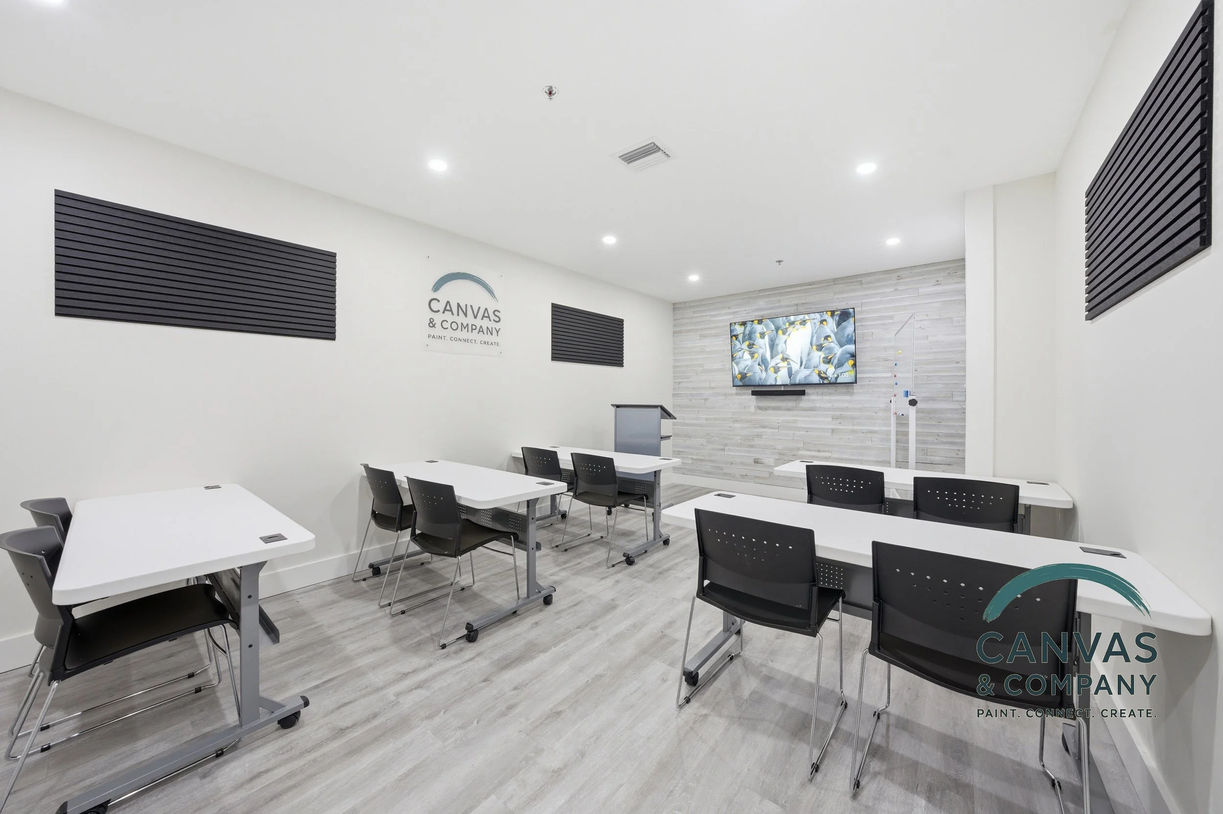 Meeting Room | Max 12 Guests | $55/hr | 2hr/min + $125 Prep Fee