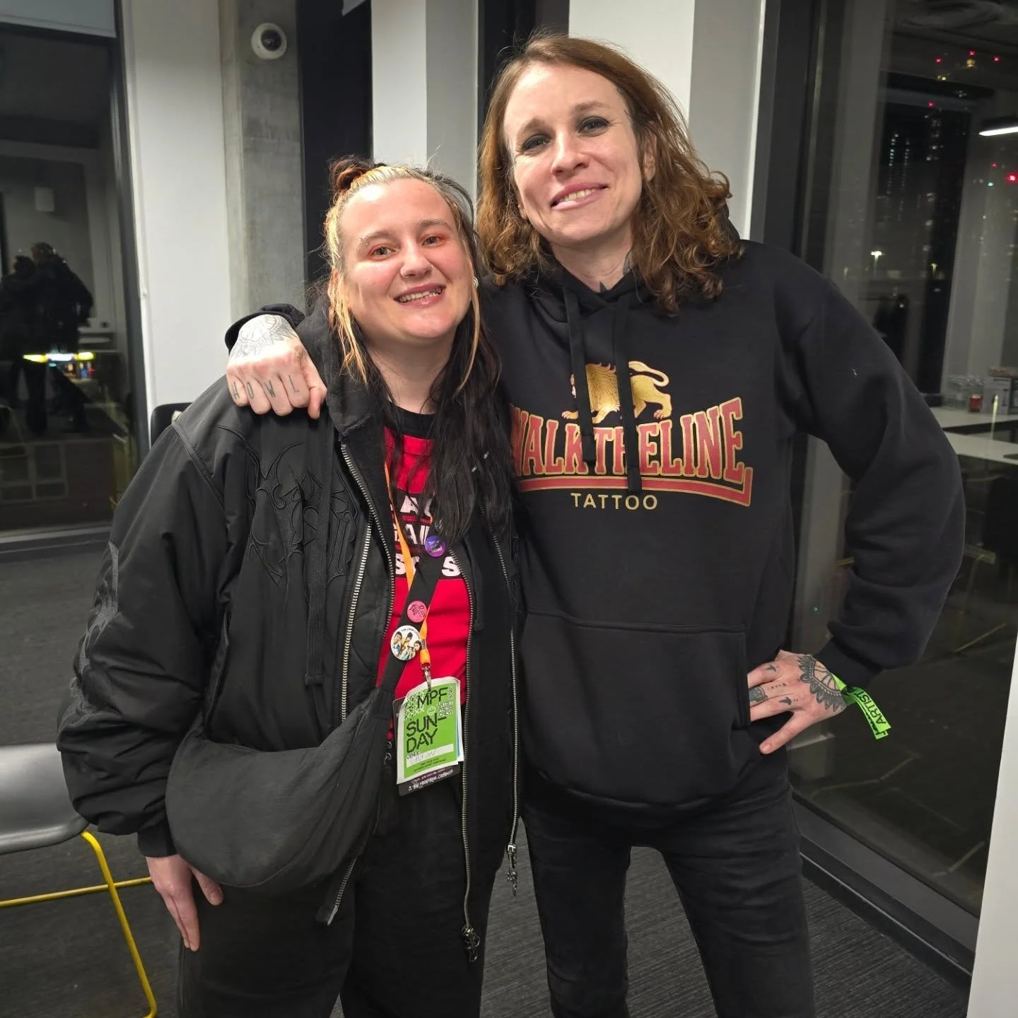 Living the dream at MPF with @laurajanegrace 😲🫶🤗