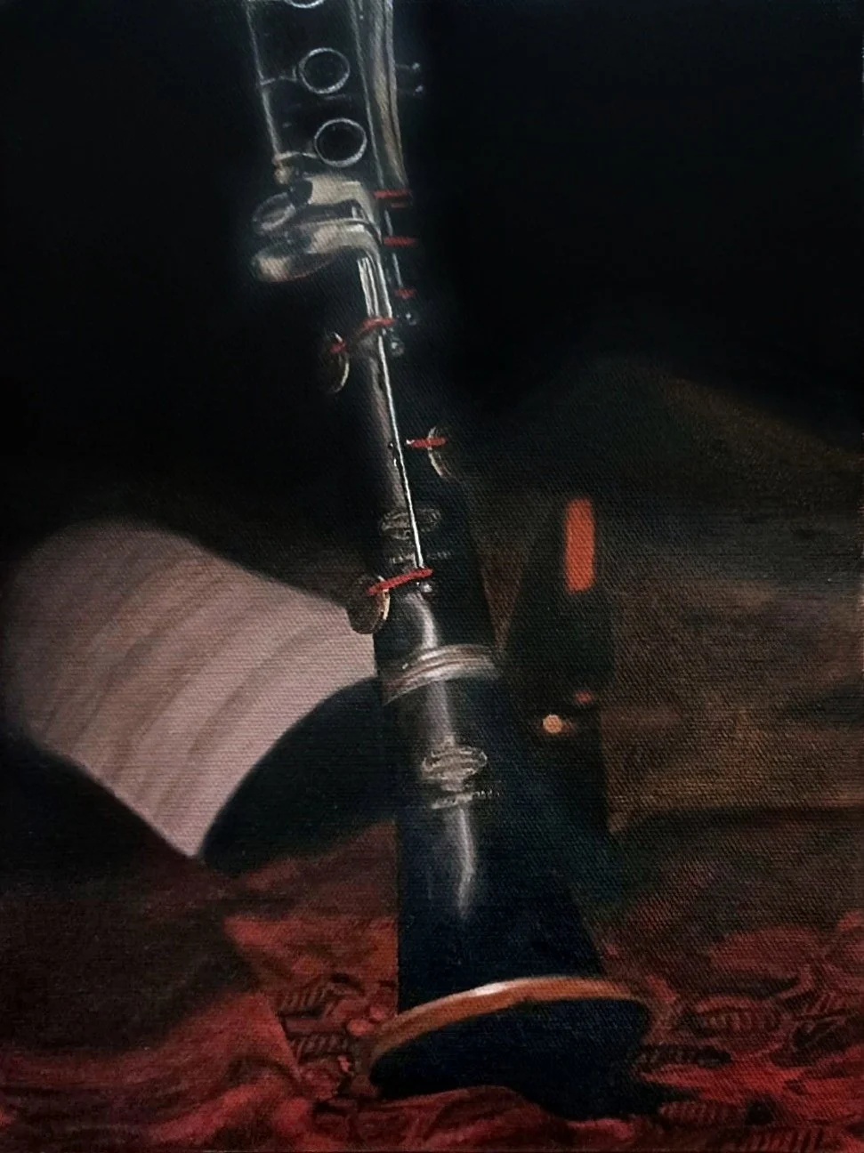 Clarinet, 2025, Oil on Canvas, 9x12 inch - v2.jpeg