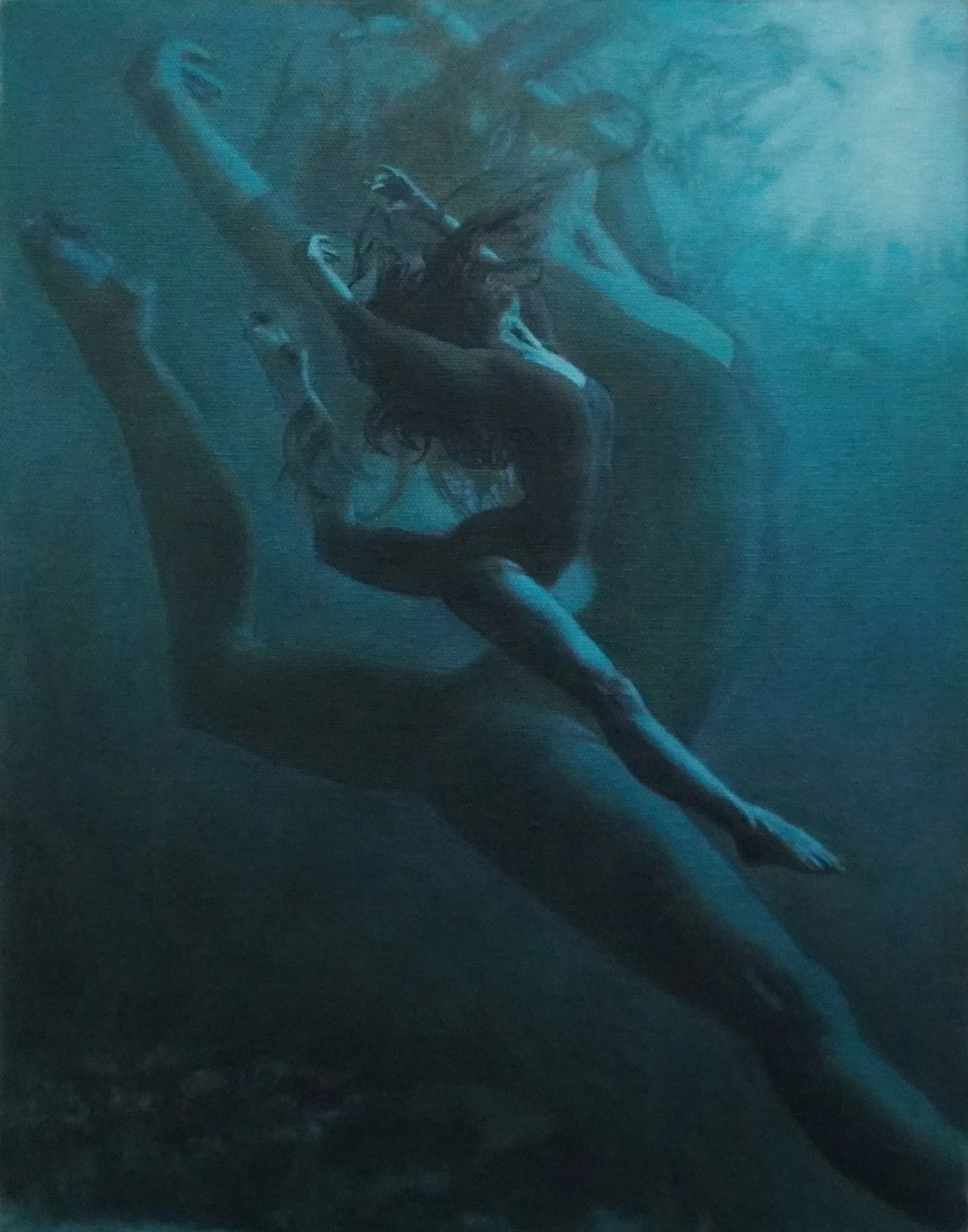 Water Ballerina, 2026, Oil on Canvas