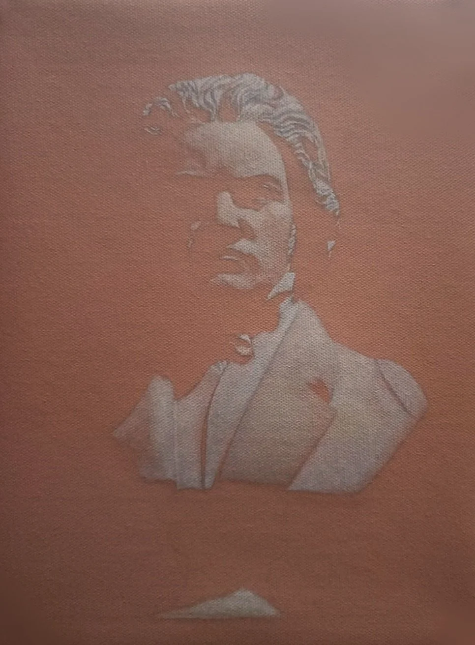 Beethoven, 2025, Oil on Toned Canvas — 9x12 in