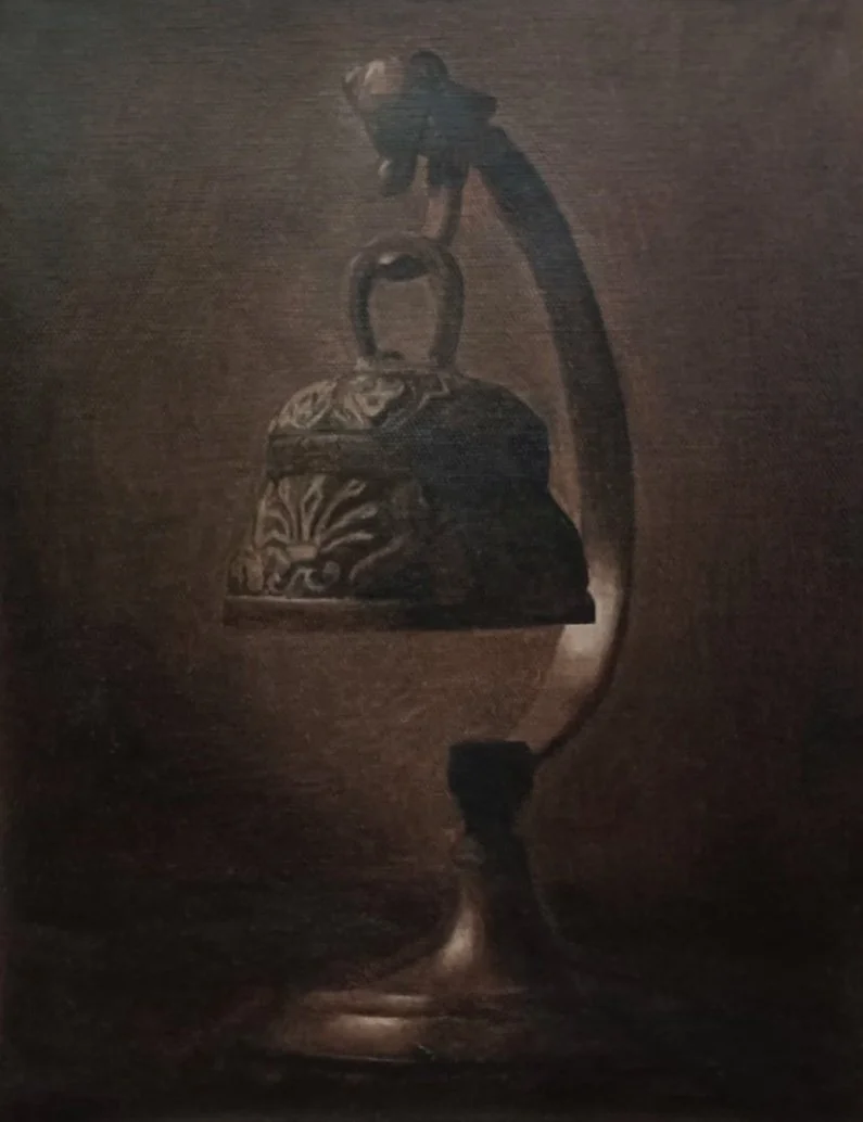 Iron Bell, 2025, Oil, 9x12 in