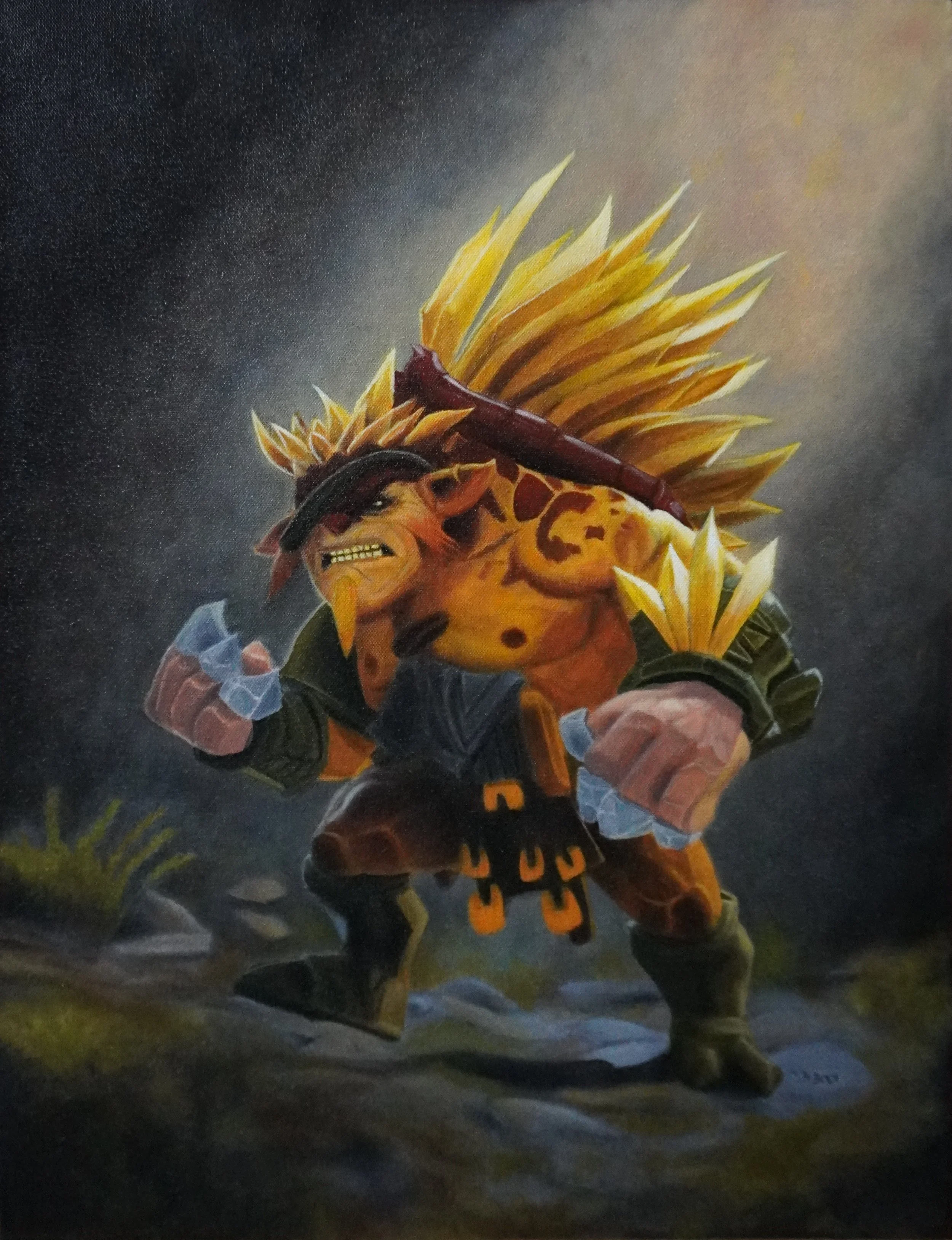 Bristleback, 2026, Oil on Canvas — 18x24 in