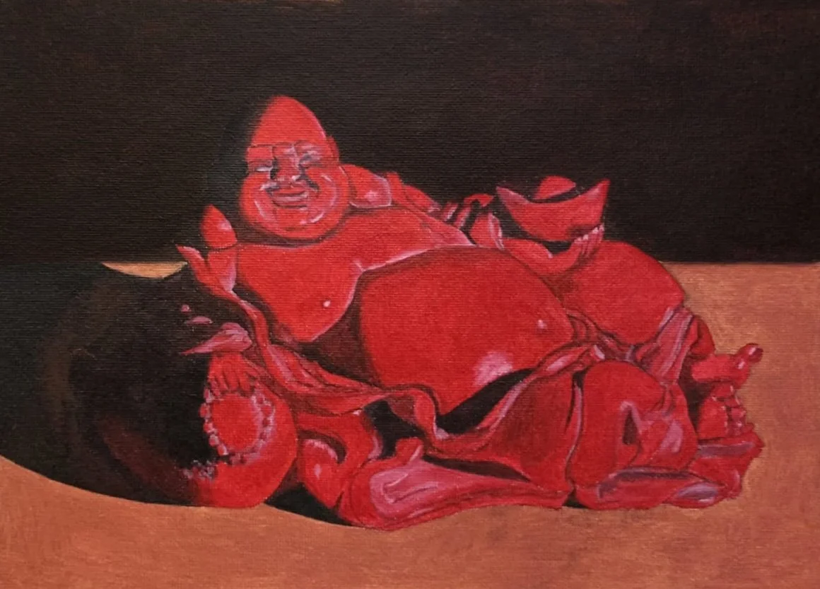 Happy Belly, 2025, Oil, 9x12 in