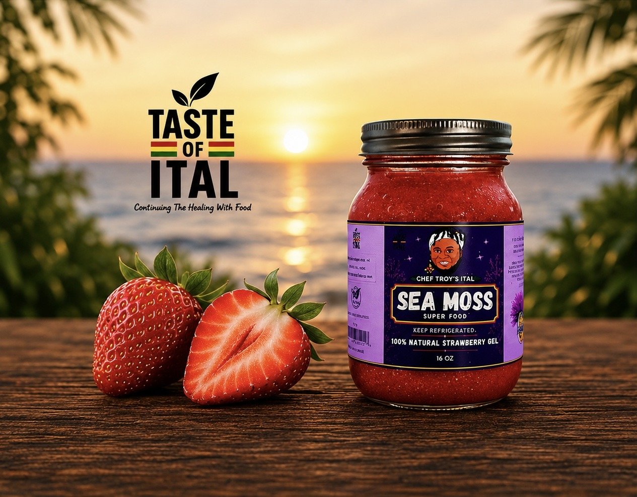 Strawberry Fruit Sea Moss