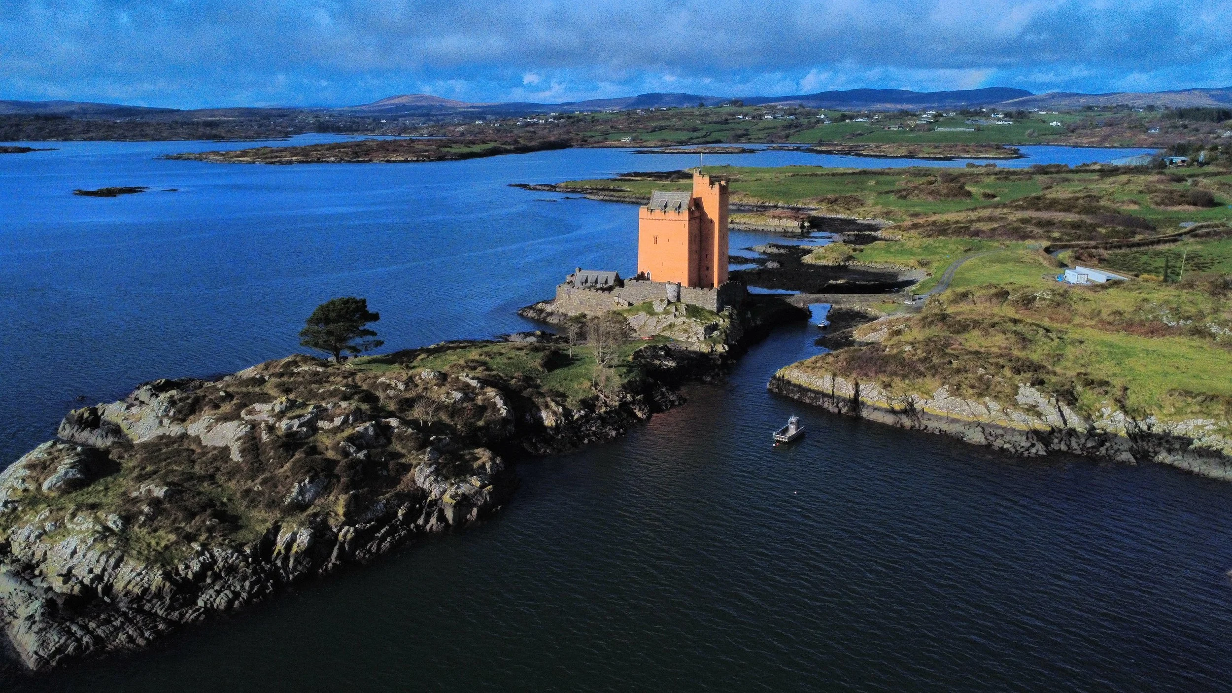 Kilcoe Castle from above €25.00(8x10) €15.00(6x8)