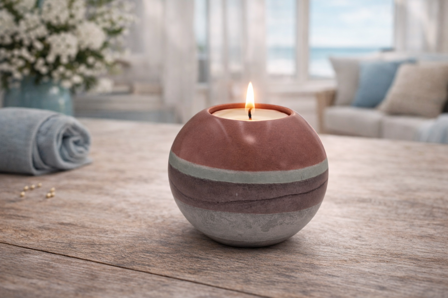 Drift Pebble Tealight - Large
