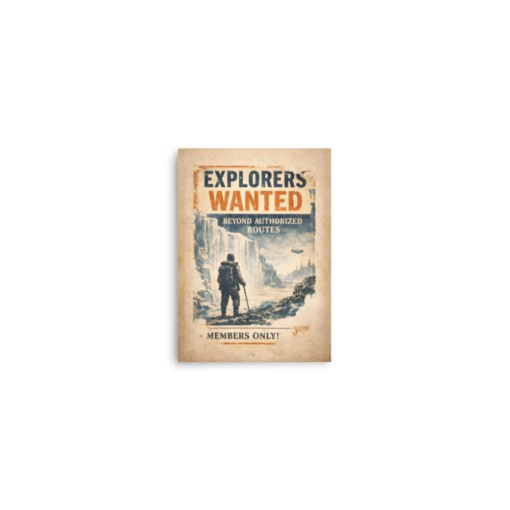 Ice Wall Explorers Poster